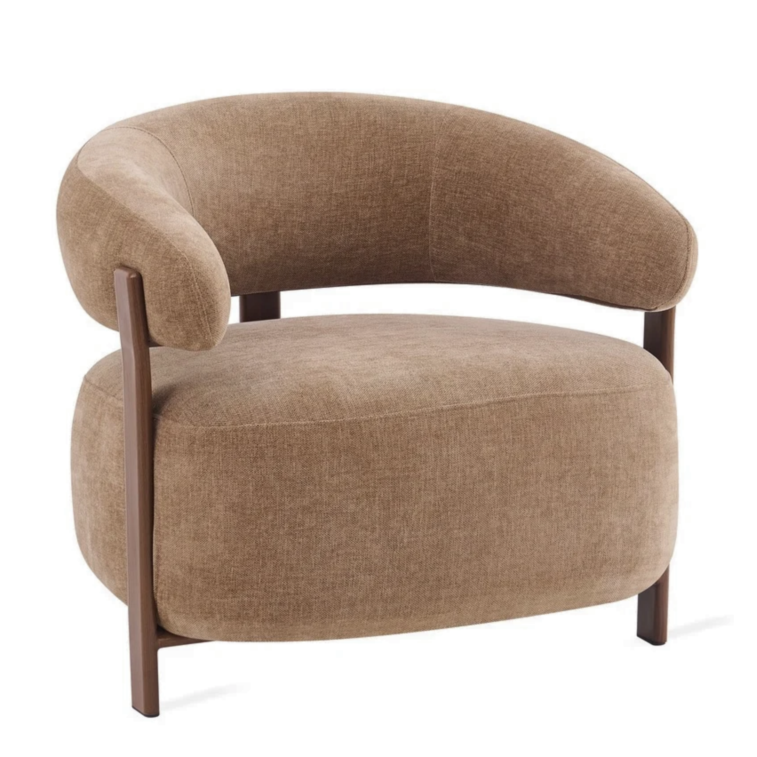 Fauteuil Rose – Taupe