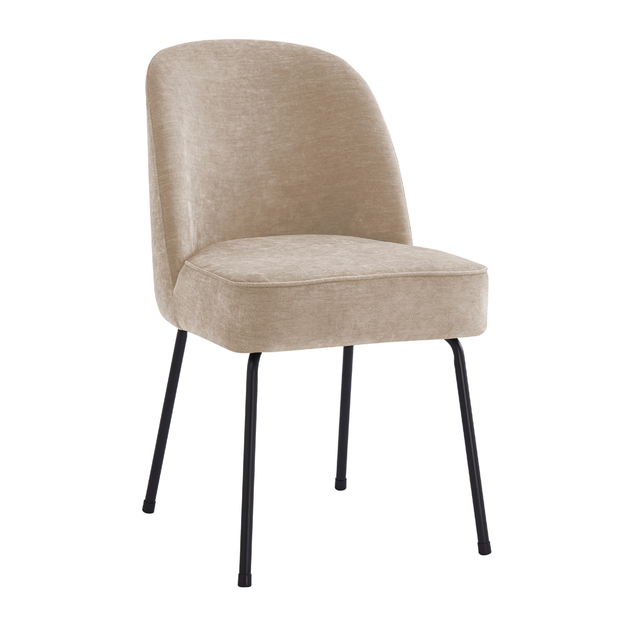 Nina Eetkamerstoel Velvet - Beige