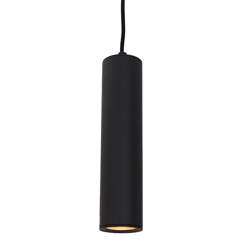 Luca - Hanglamp - Zwart / Grijs - 5L