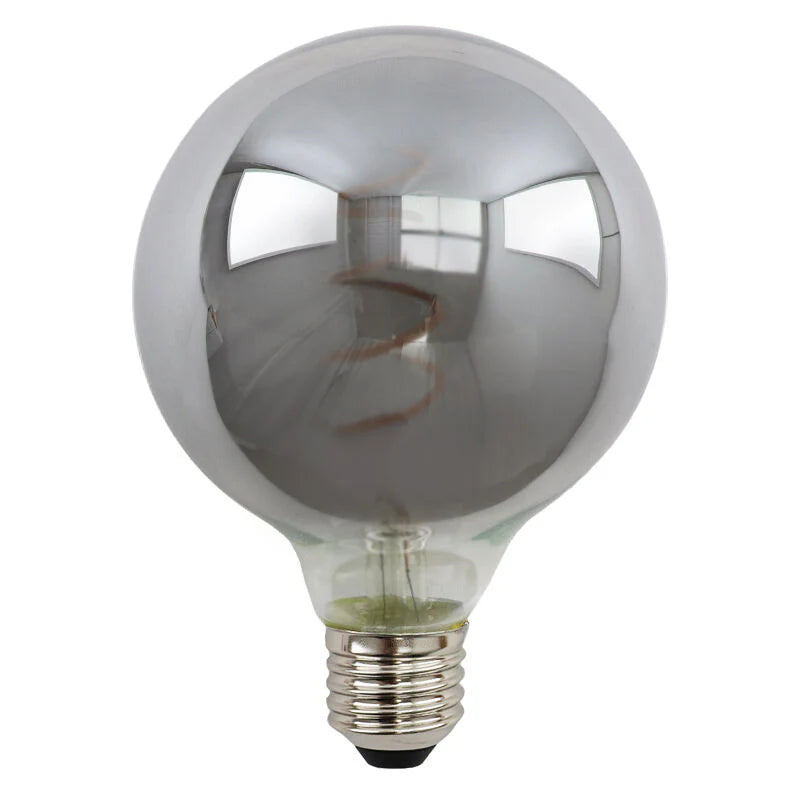 TUELO G95 - E27 LED filamentlamp - 4W - 2200K - Dimmen - Grijs