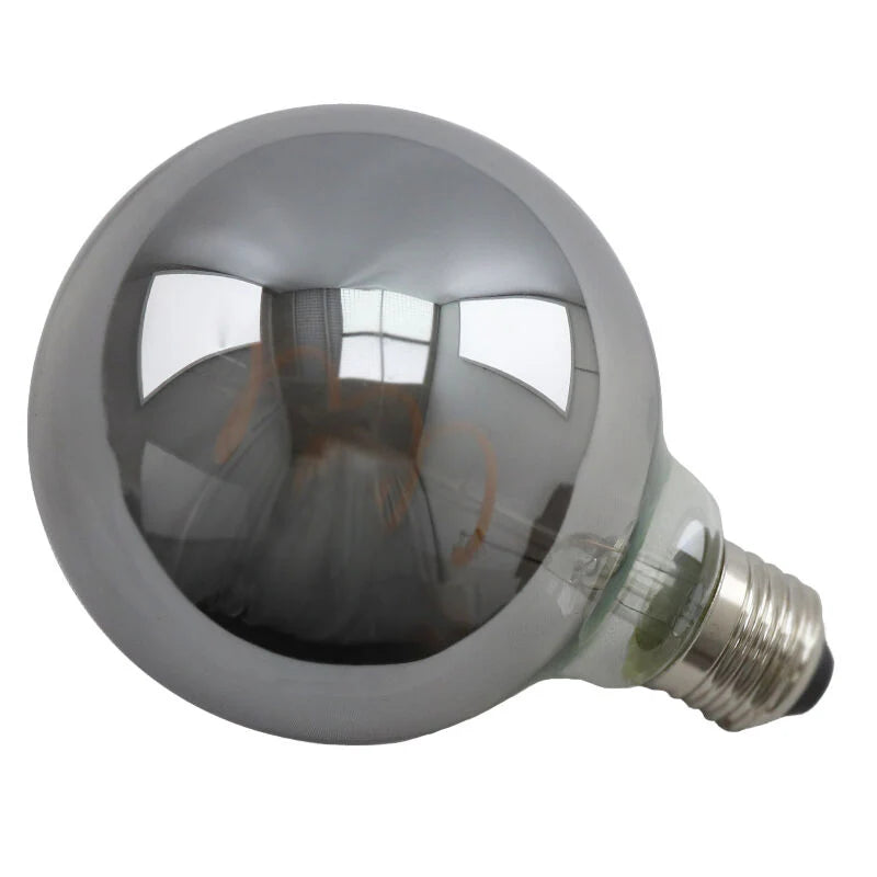 TUELO G95 - E27 LED filamentlamp - 4W - 2200K - Dimmen - Grijs