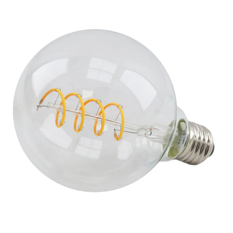 TUELO G95 - E27 LED filamentlamp - 4W - 2700K - Dimmen - Transparant