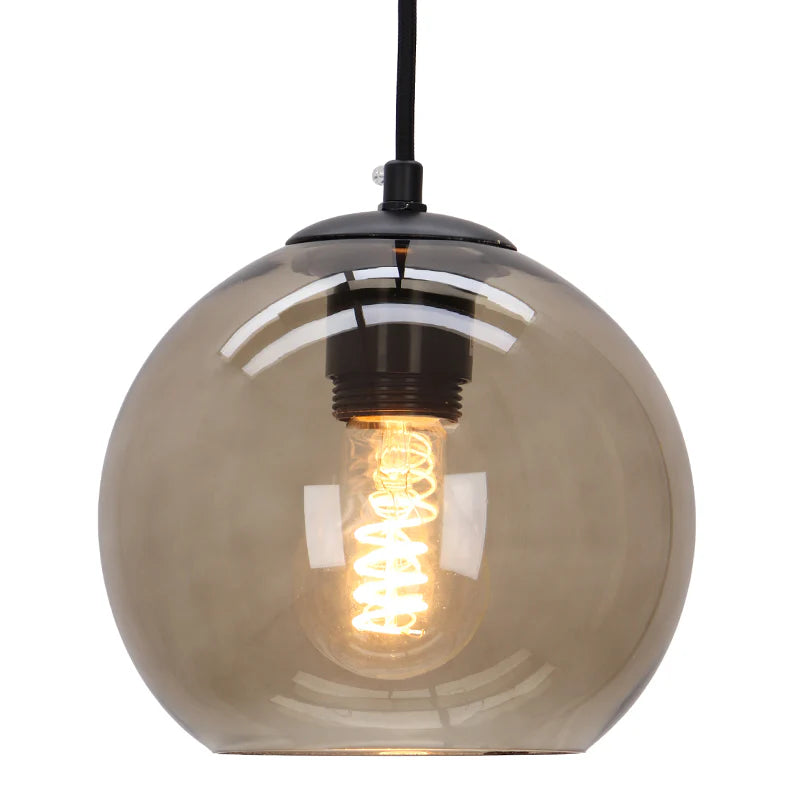Lora - Hanglamp - Multikleur / Zwart - 5L