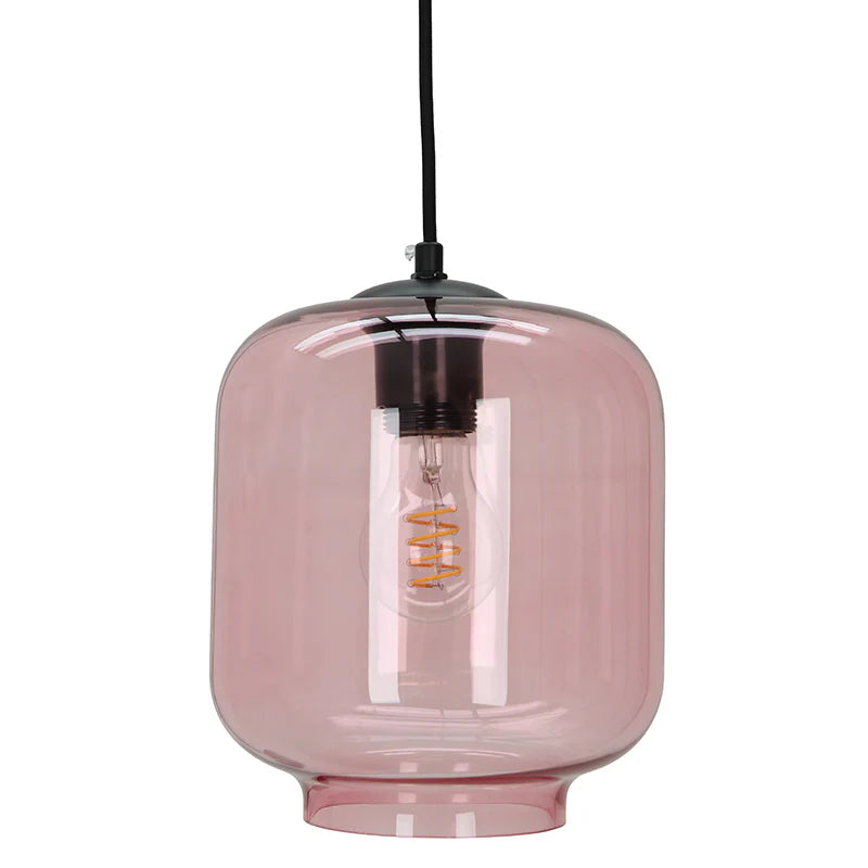 Lora - Hanglamp - Multikleur / Zwart - 5L