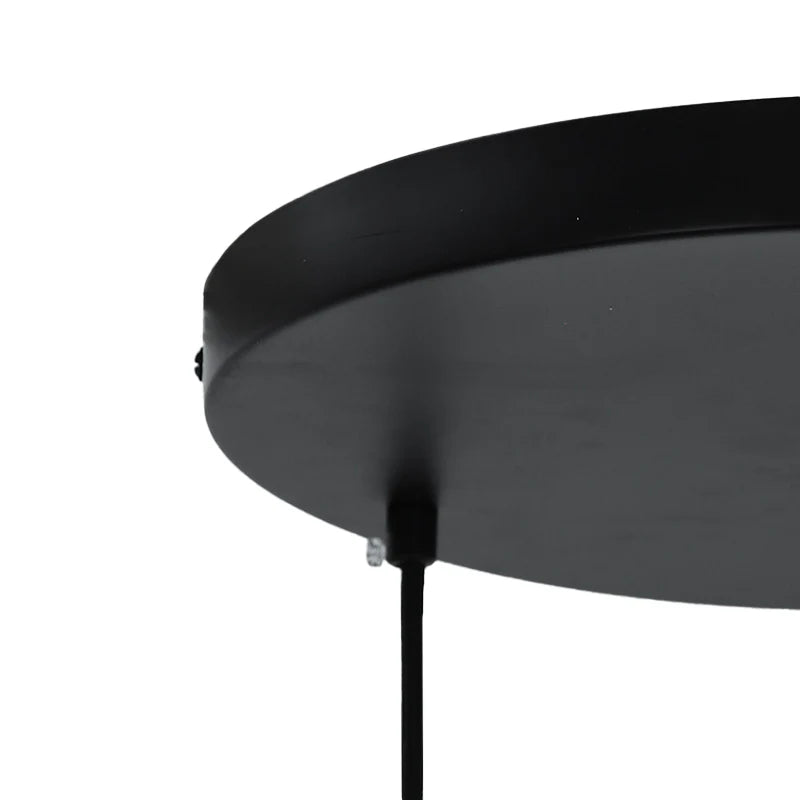 Lora - Hanglamp - Multikleur / Zwart - 5L