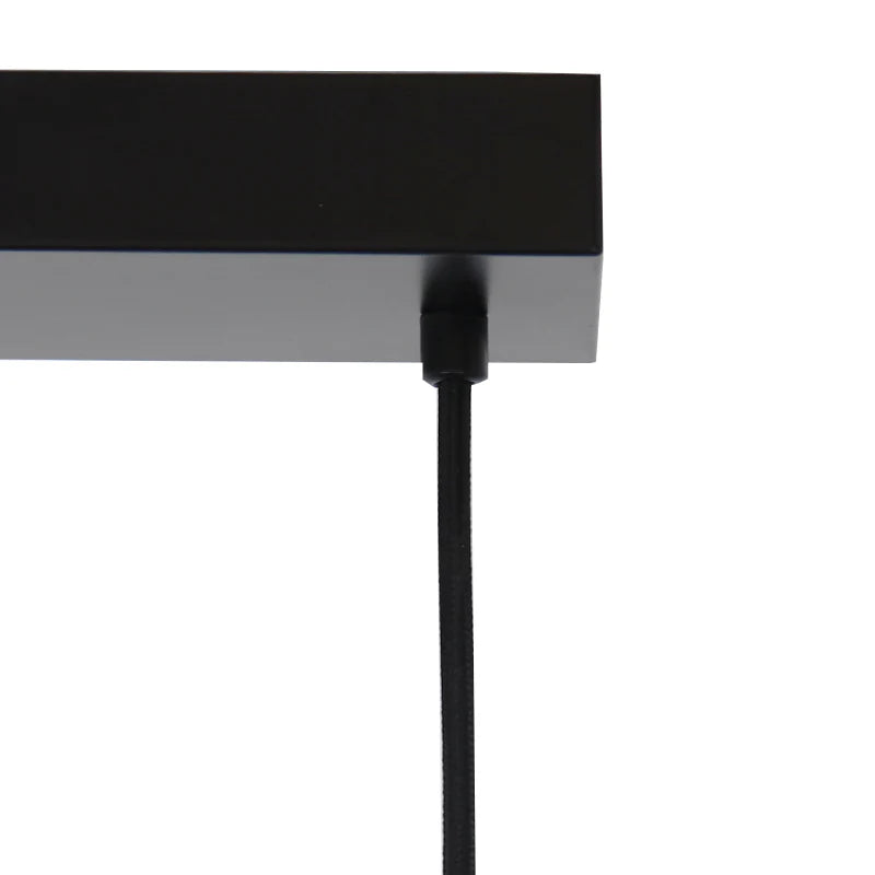 Roma - Hanglamp - Grijs / Zwart - 7L