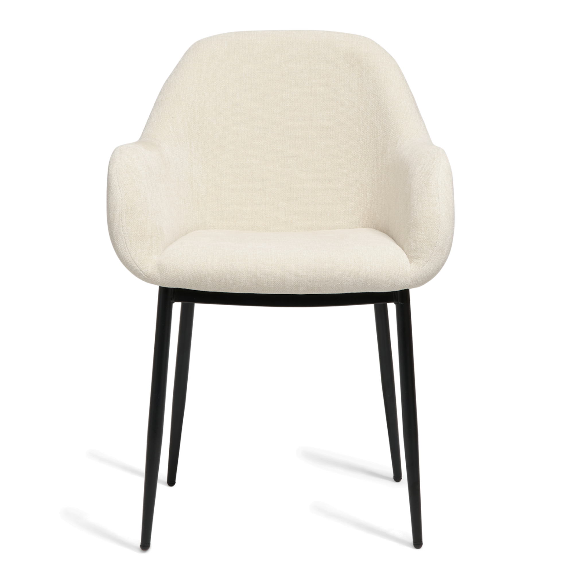 Eetkamerstoel Zara - Stof Ecru