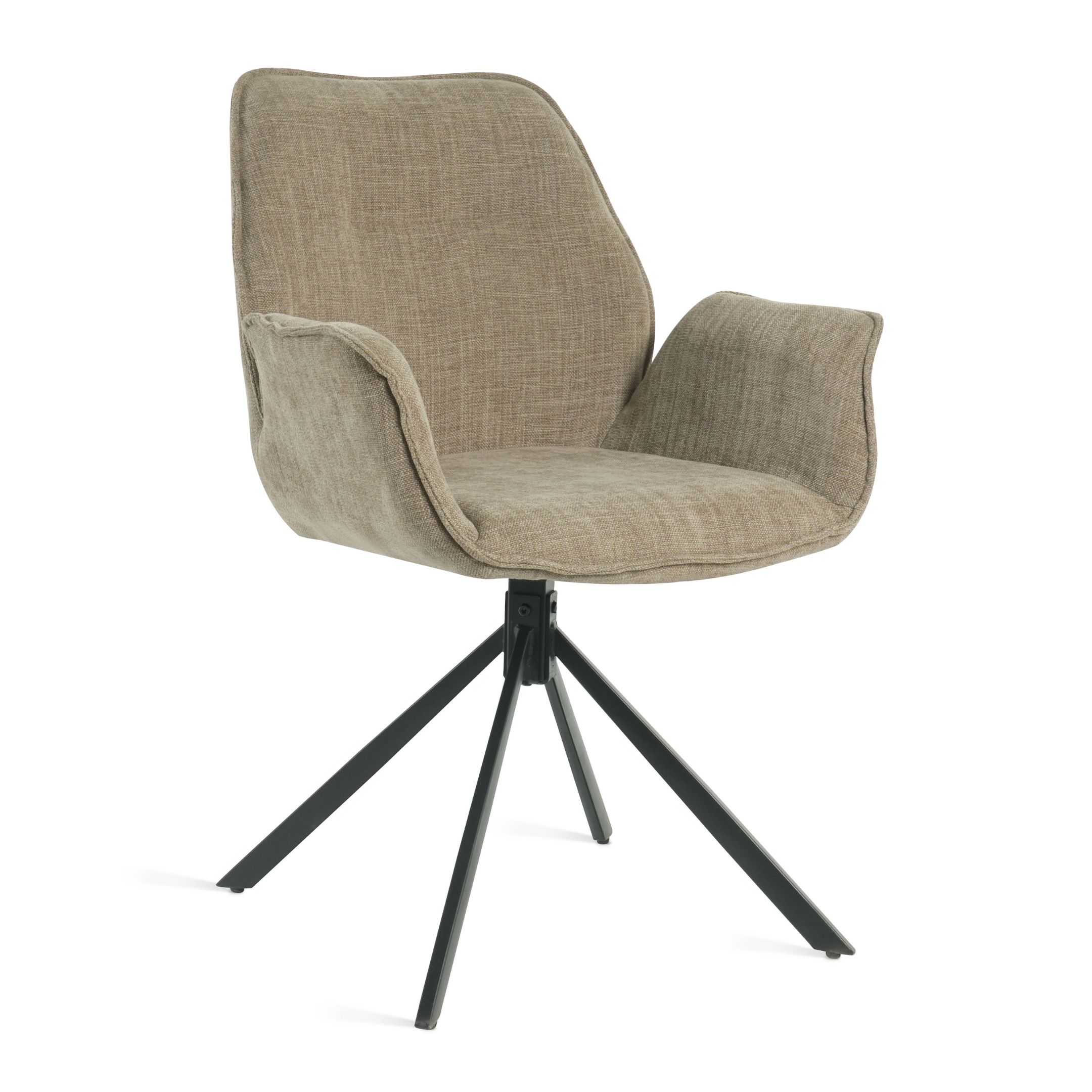 Eetkamerstoel Lyn – Stof Taupe