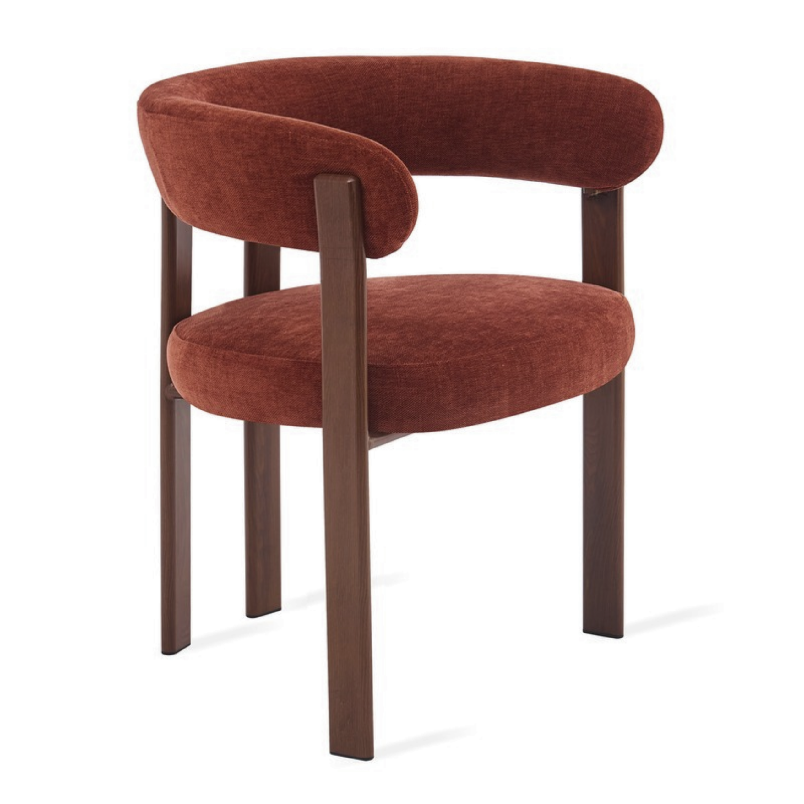 Eetkamerstoel Rose – Burgundy met Armleuning
