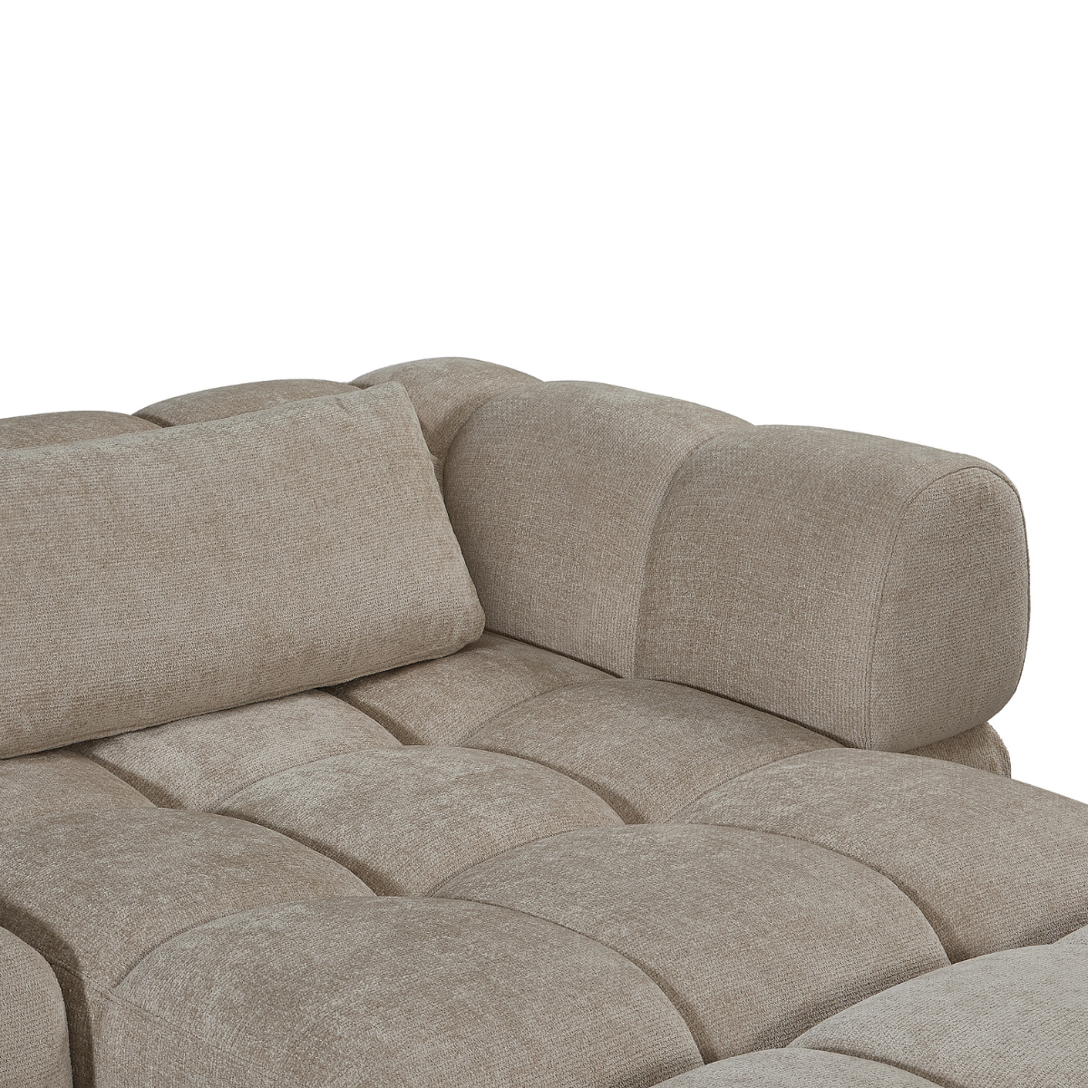 Hoekbank Sofia – Beige Rechts