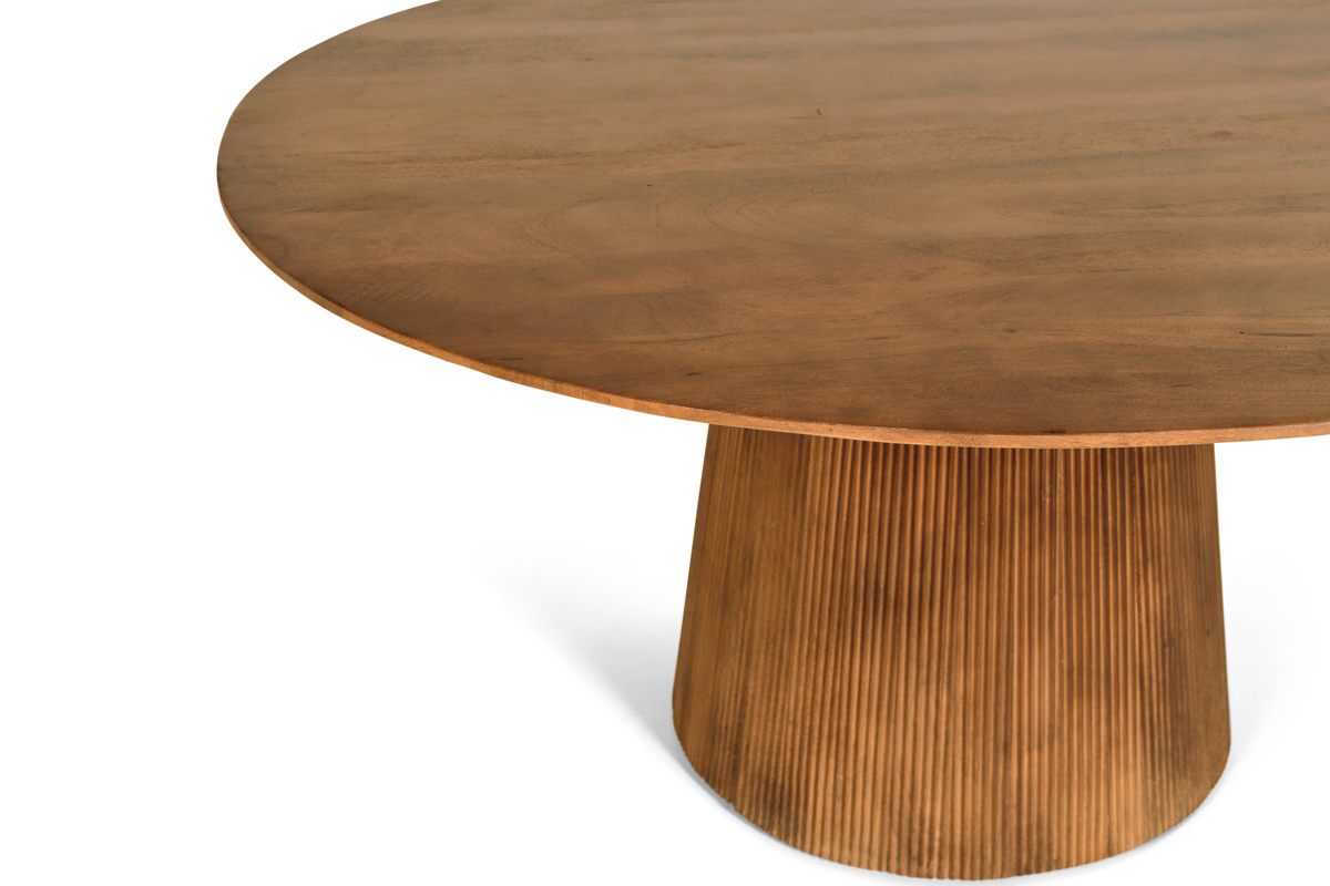 Mokka Ronde Eettafel Lichtbruin - Ø120cm