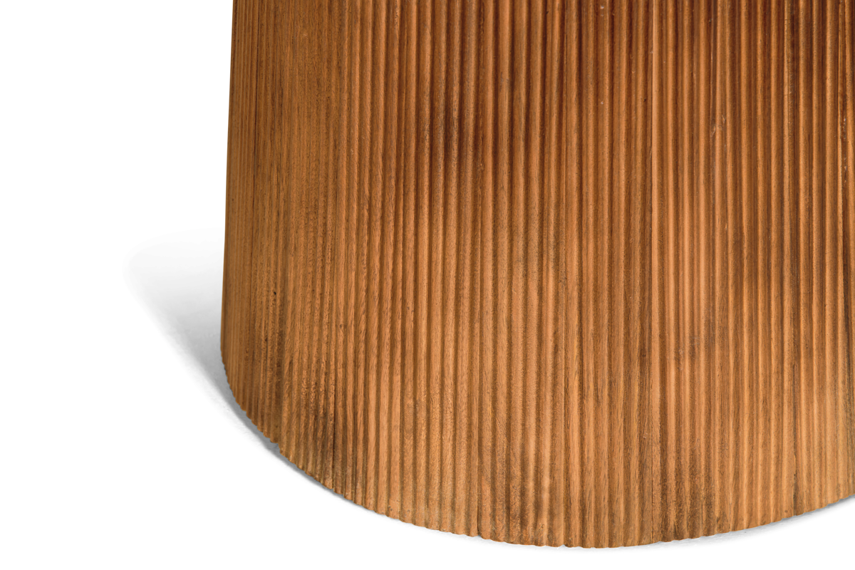 Japandi Eettafel Rond - Lichtbruin - Ø150cm