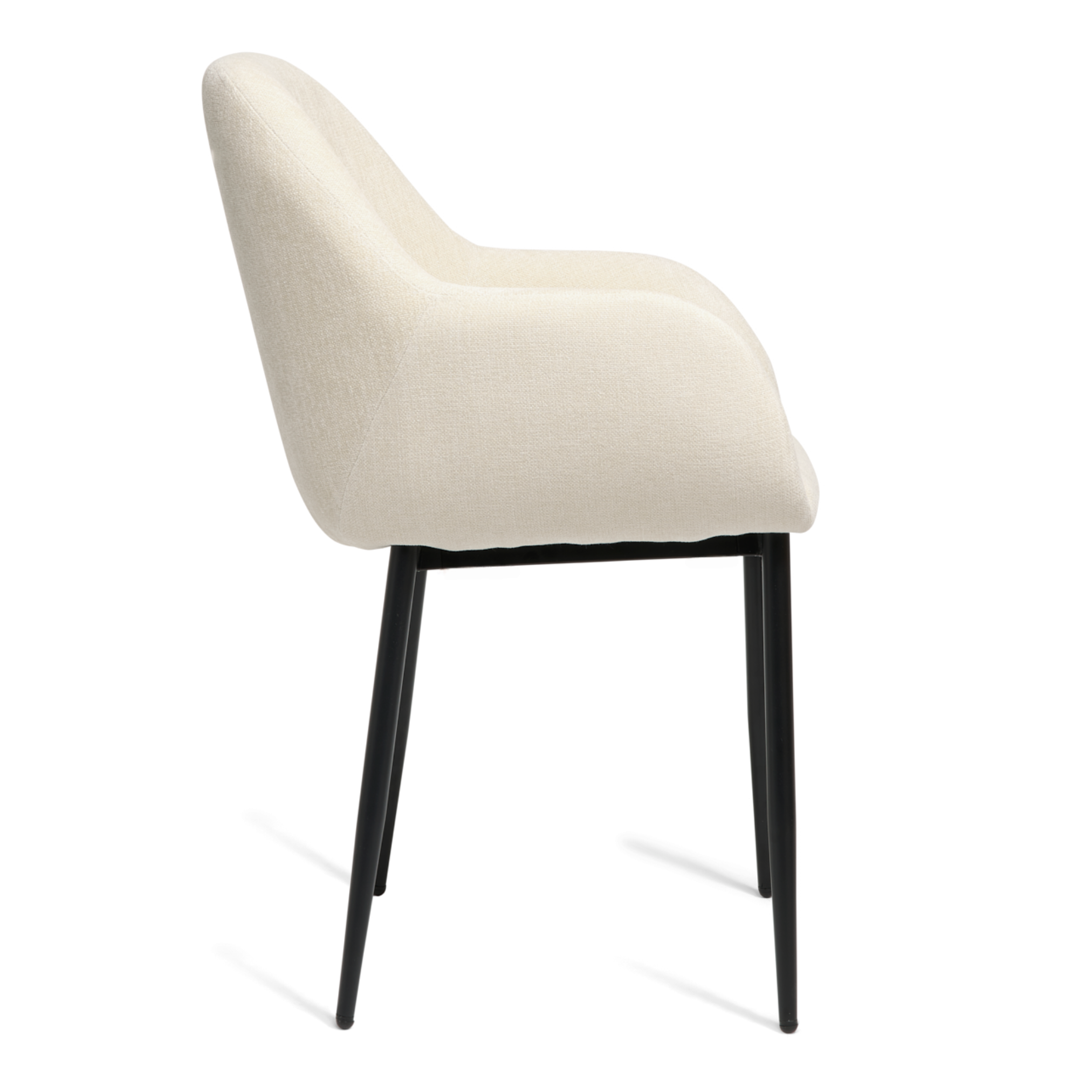 Eetkamerstoel Zara - Stof Ecru