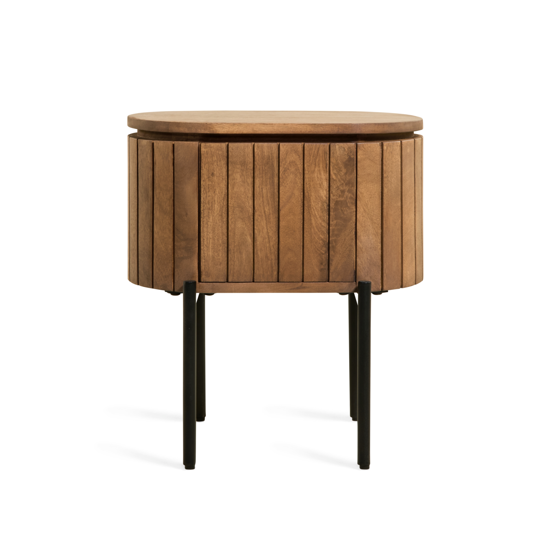 Japandi Nachtkastje - Lichtbruin Staand