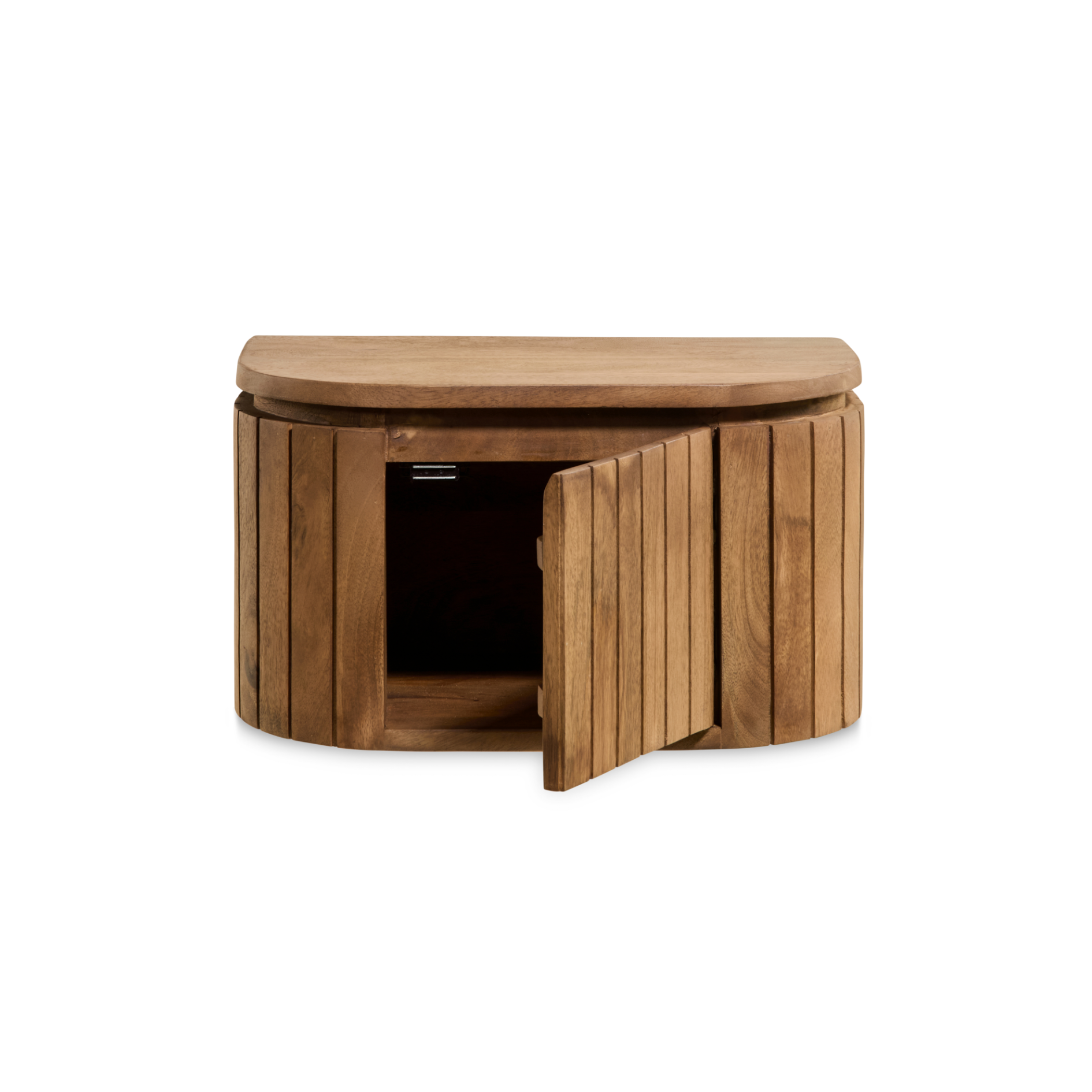 Japandi Nachtkastje - Lichtbruin Hangend