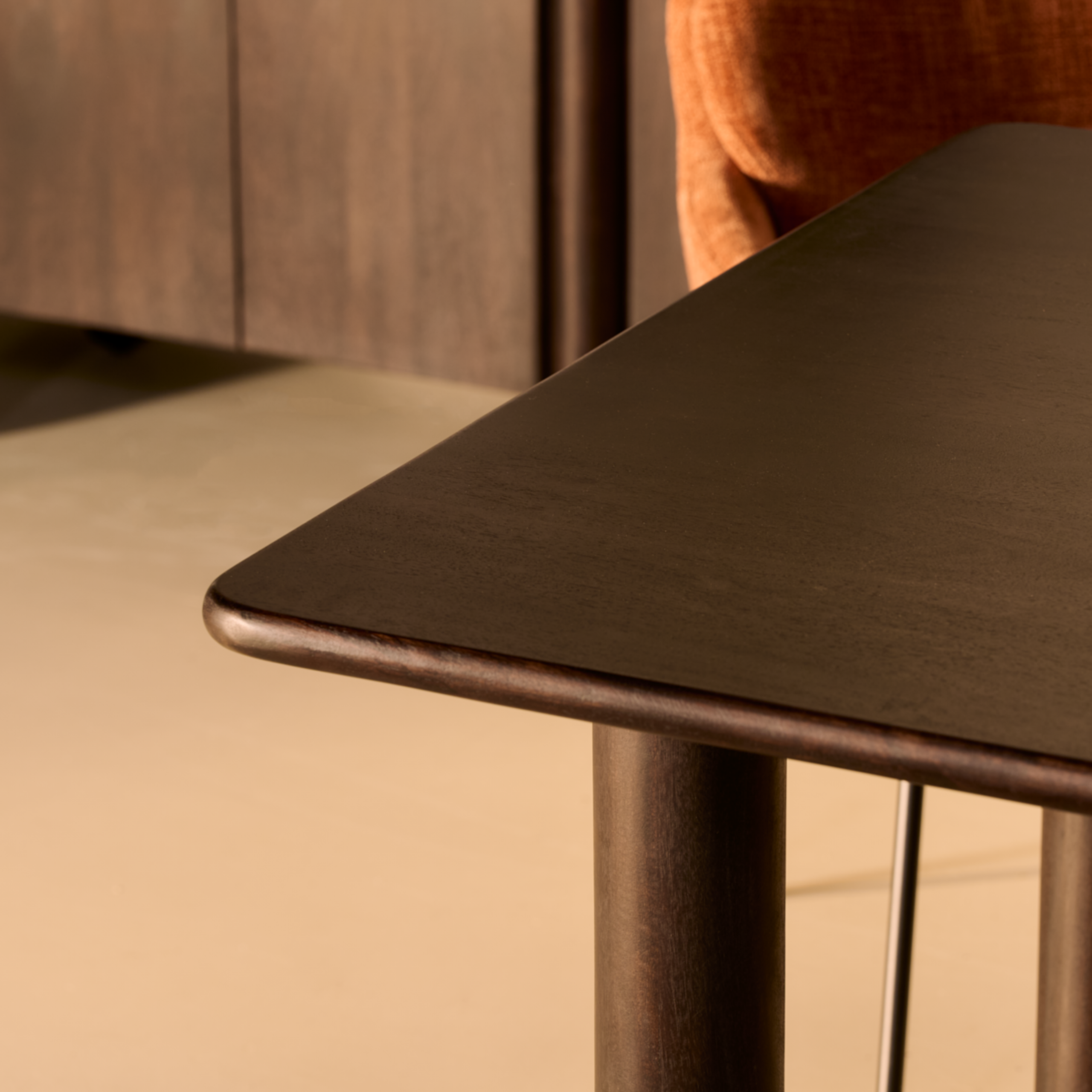 Eettafel Rondo – 200cm Donkerbruin