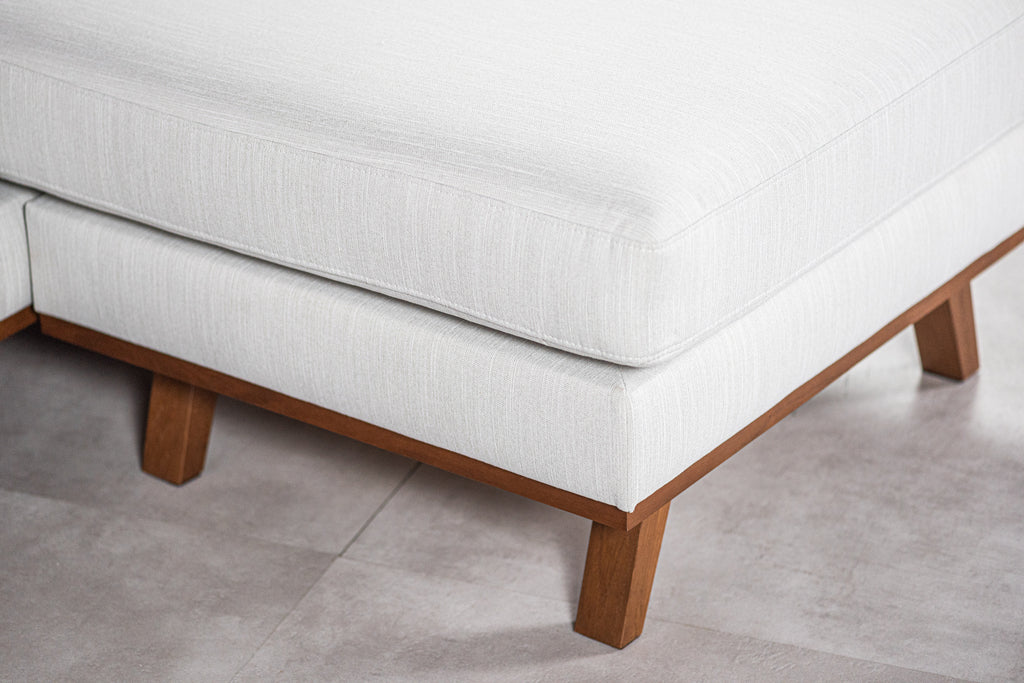 Hoekbank Torpa - beige - 3 zits - links