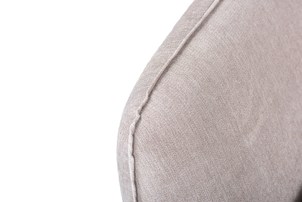 Hoekbank June - beige - 3 zits - links