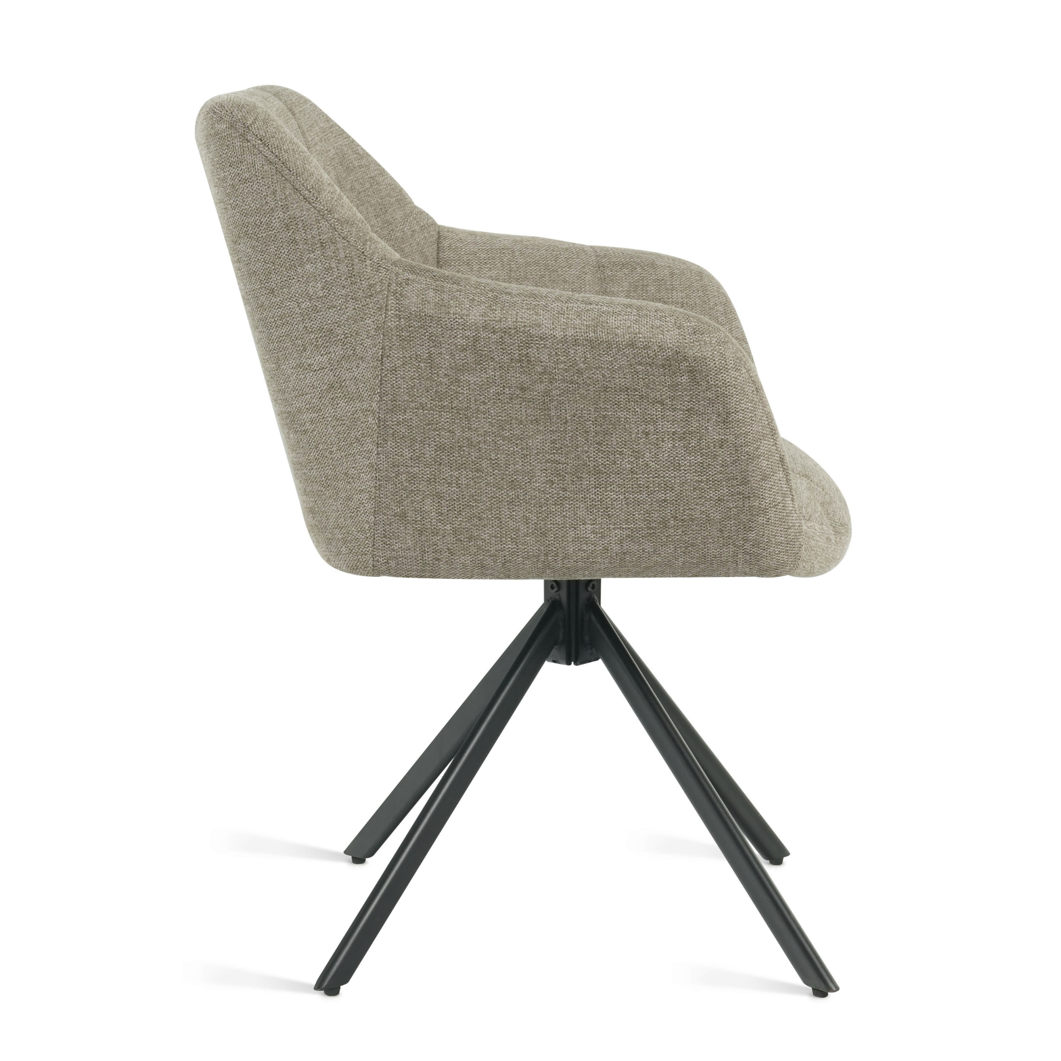 Eetkamerstoel Kiki – Linnen Taupe