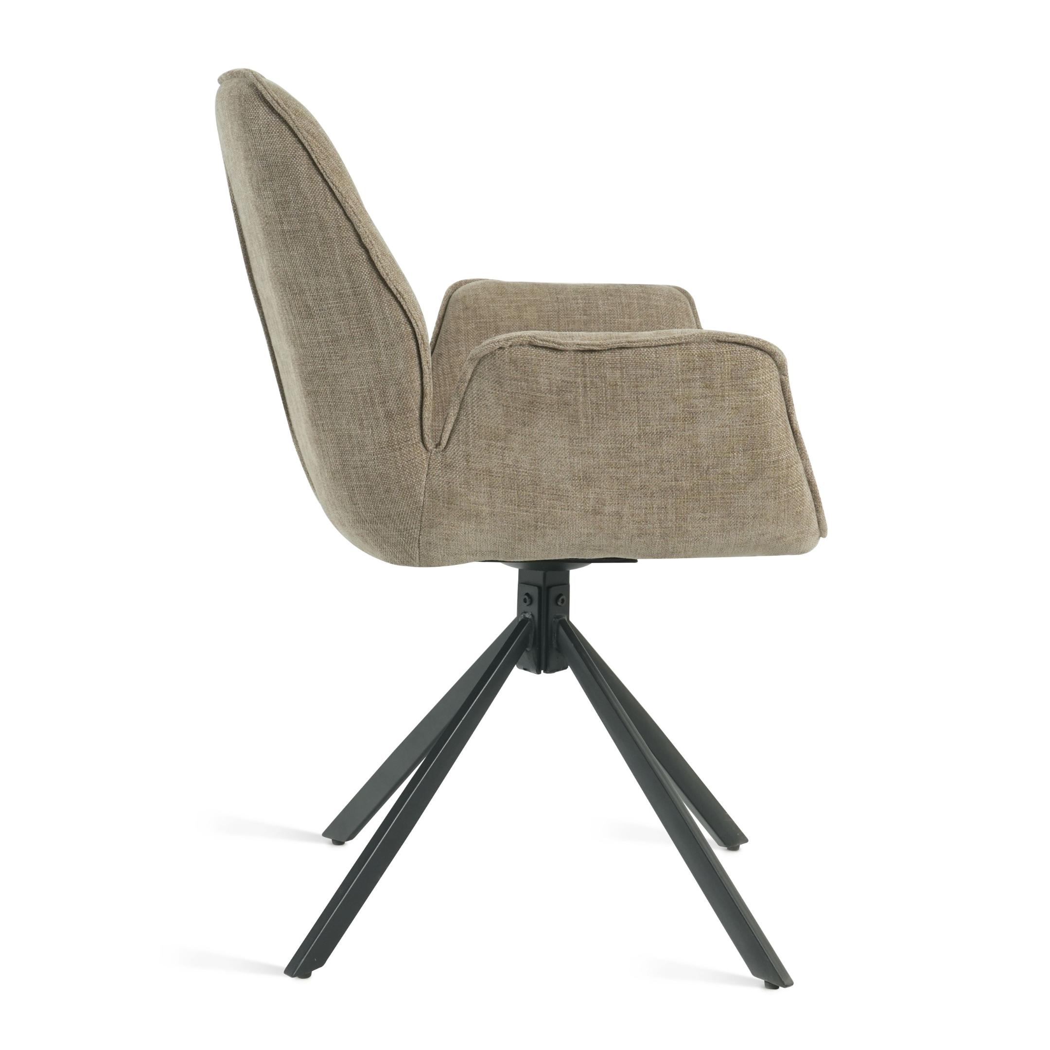 Eetkamerstoel Lyn – Stof Taupe