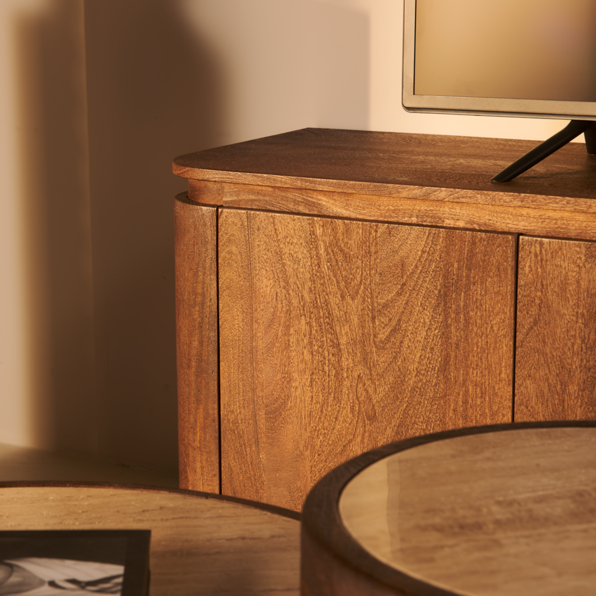 TV-Meubel Bora – 210cm Bruin