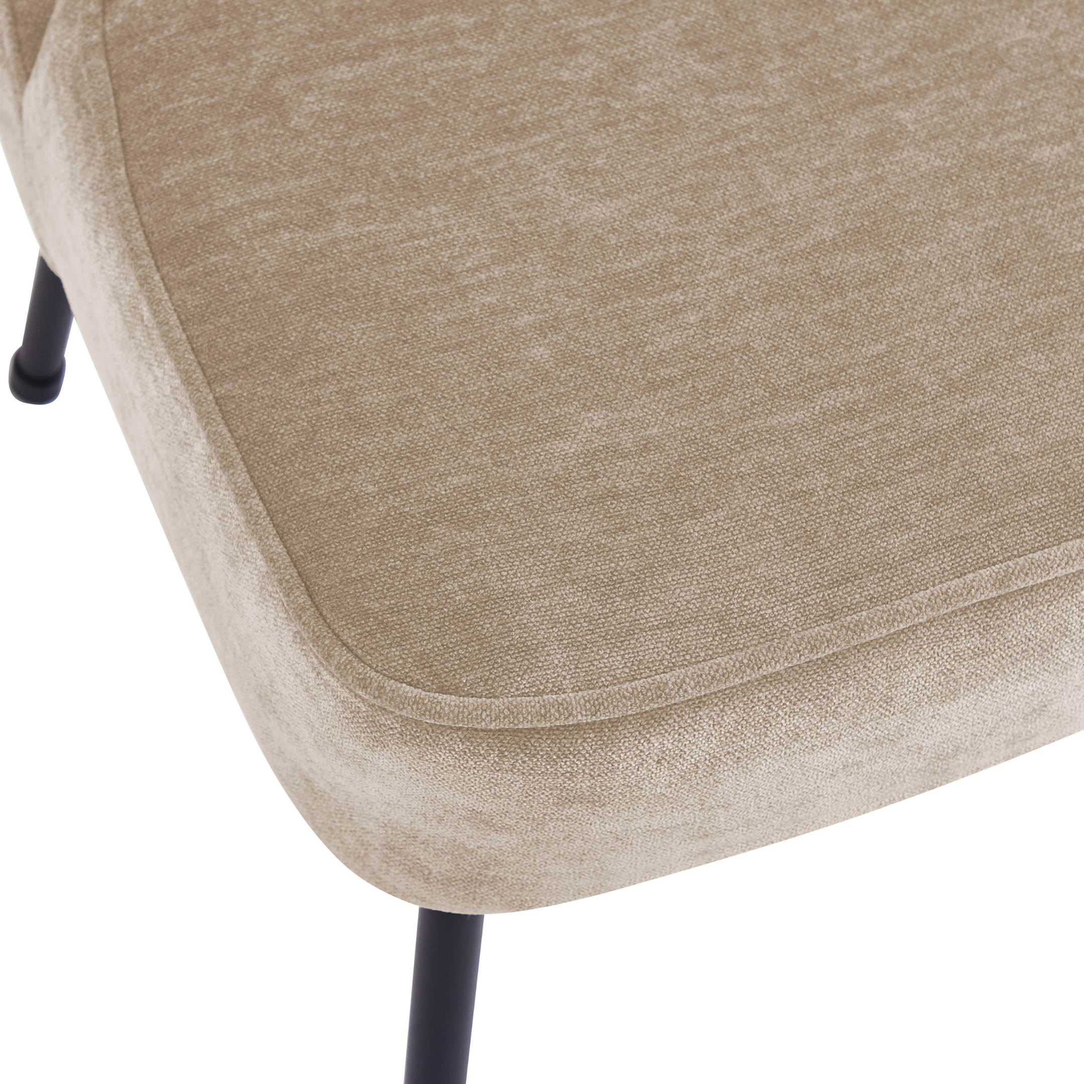 Nina Eetkamerstoel Velvet - Beige