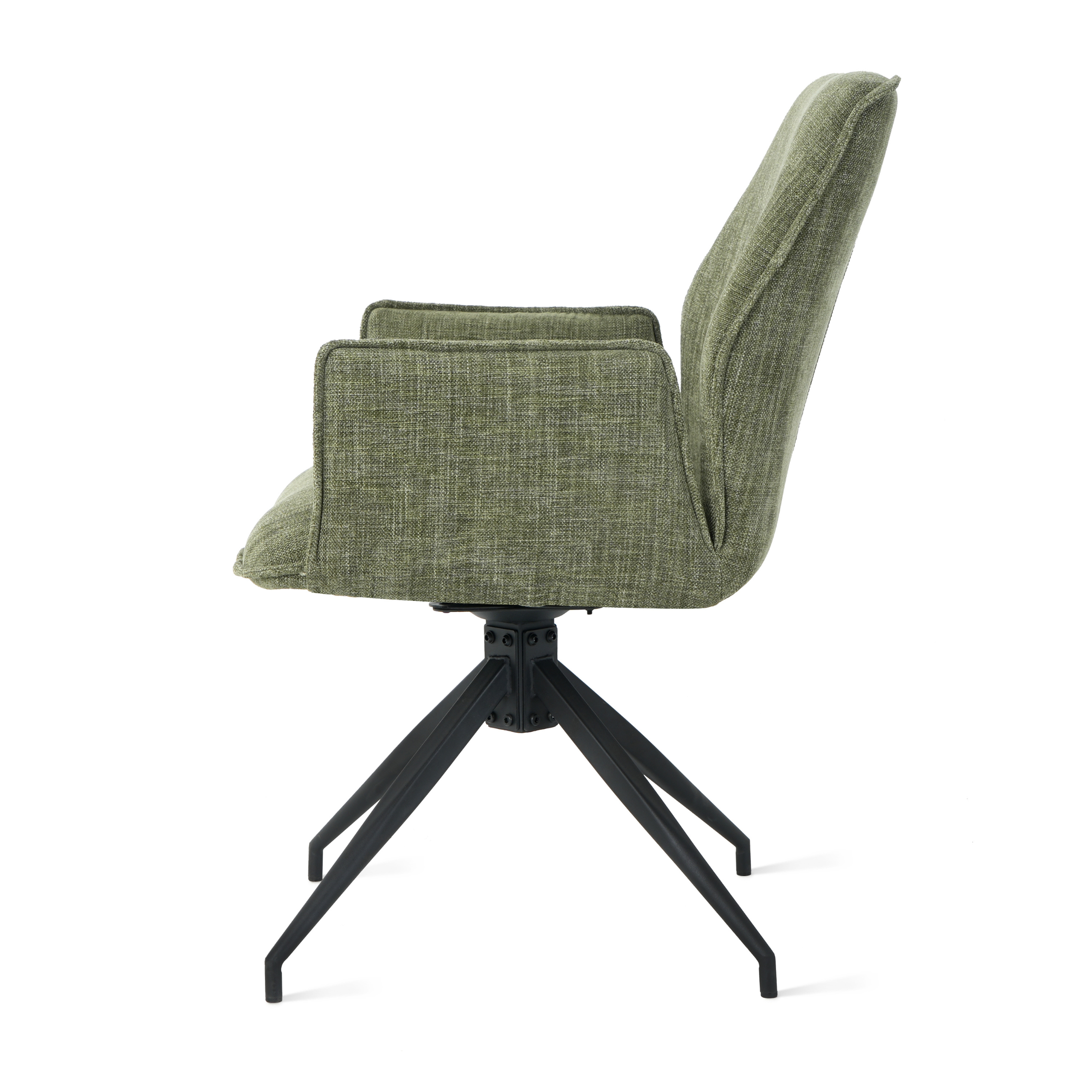 Eetkamerstoel Jill - Linnen Groen