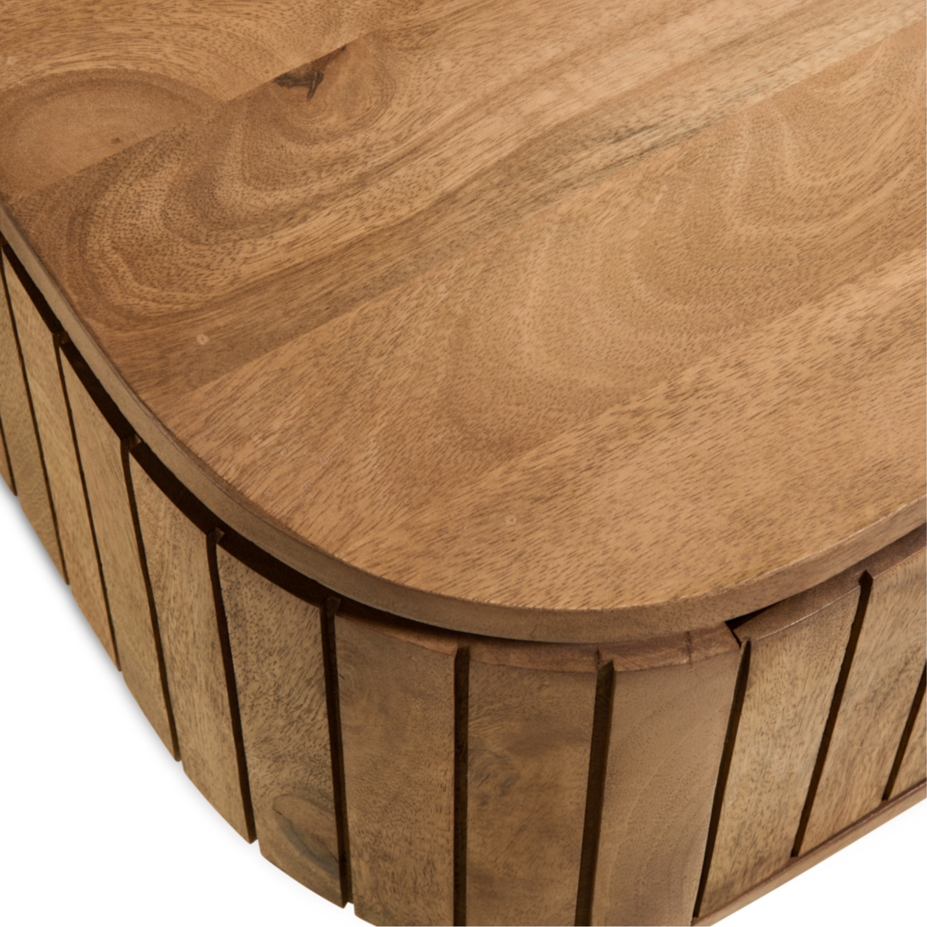 Japandi Nachtkastje - Lichtbruin Hangend