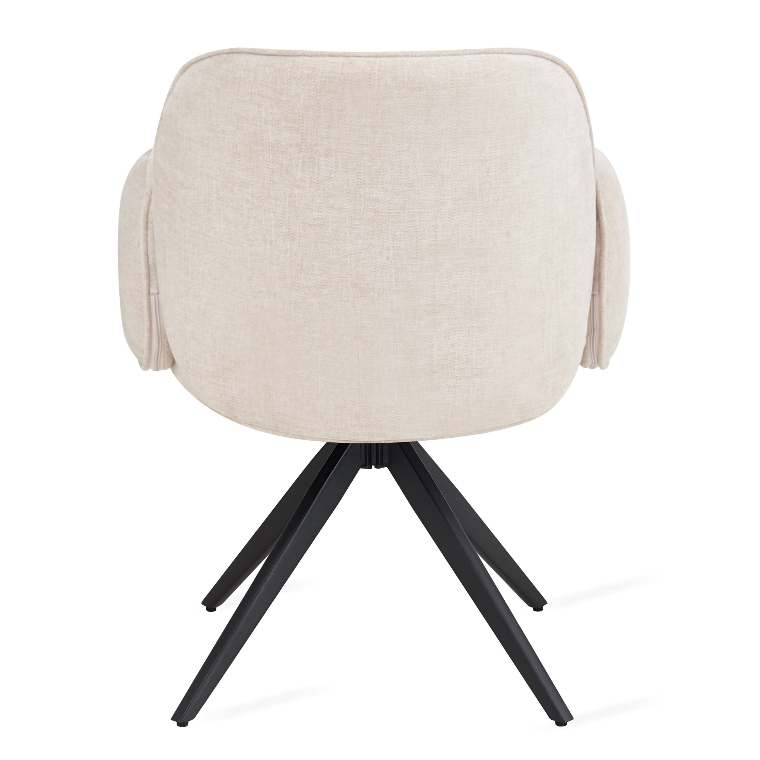 Eetkamerstoel Oslo – Beige Armleuning