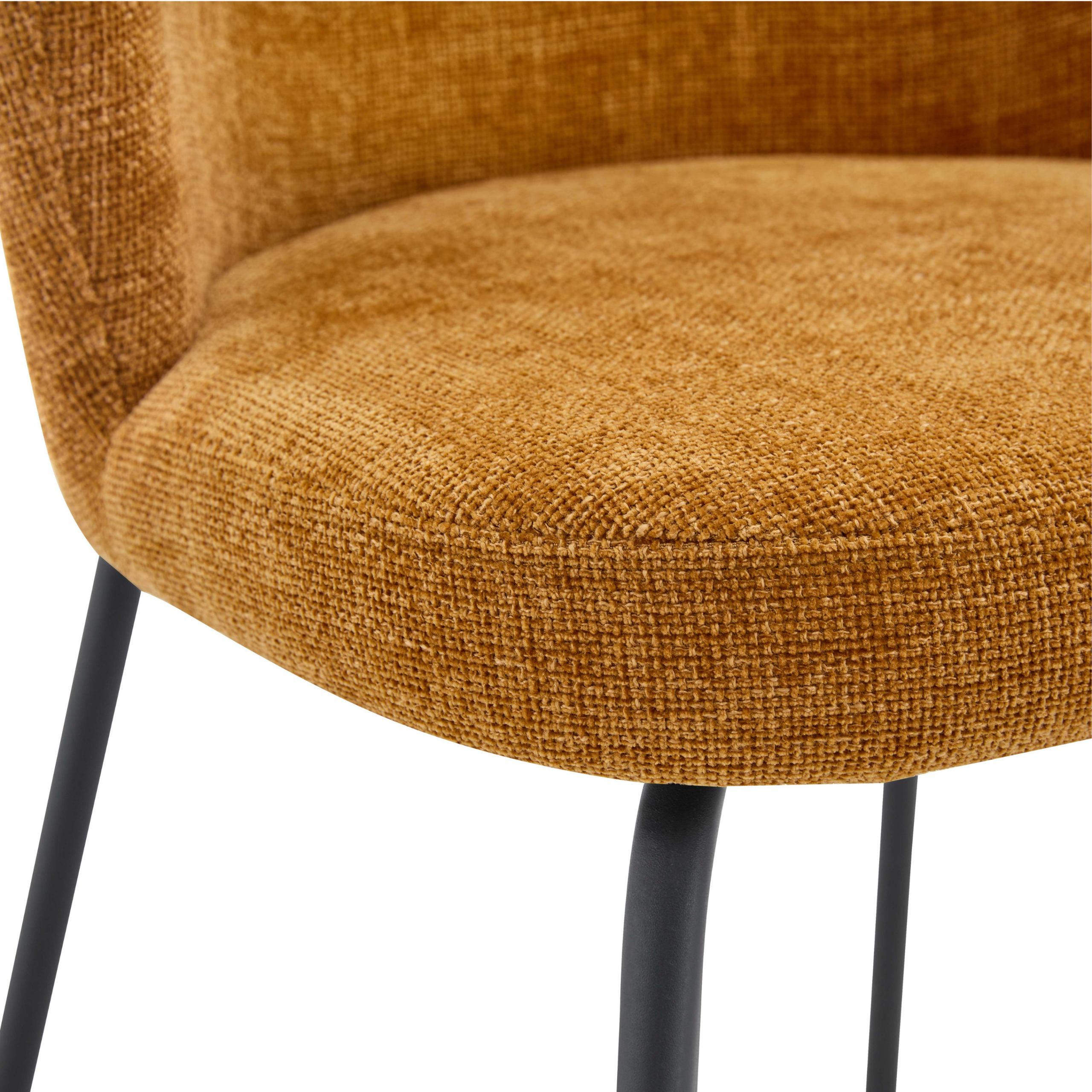 Eetkamerstoel Lola – Okergeel