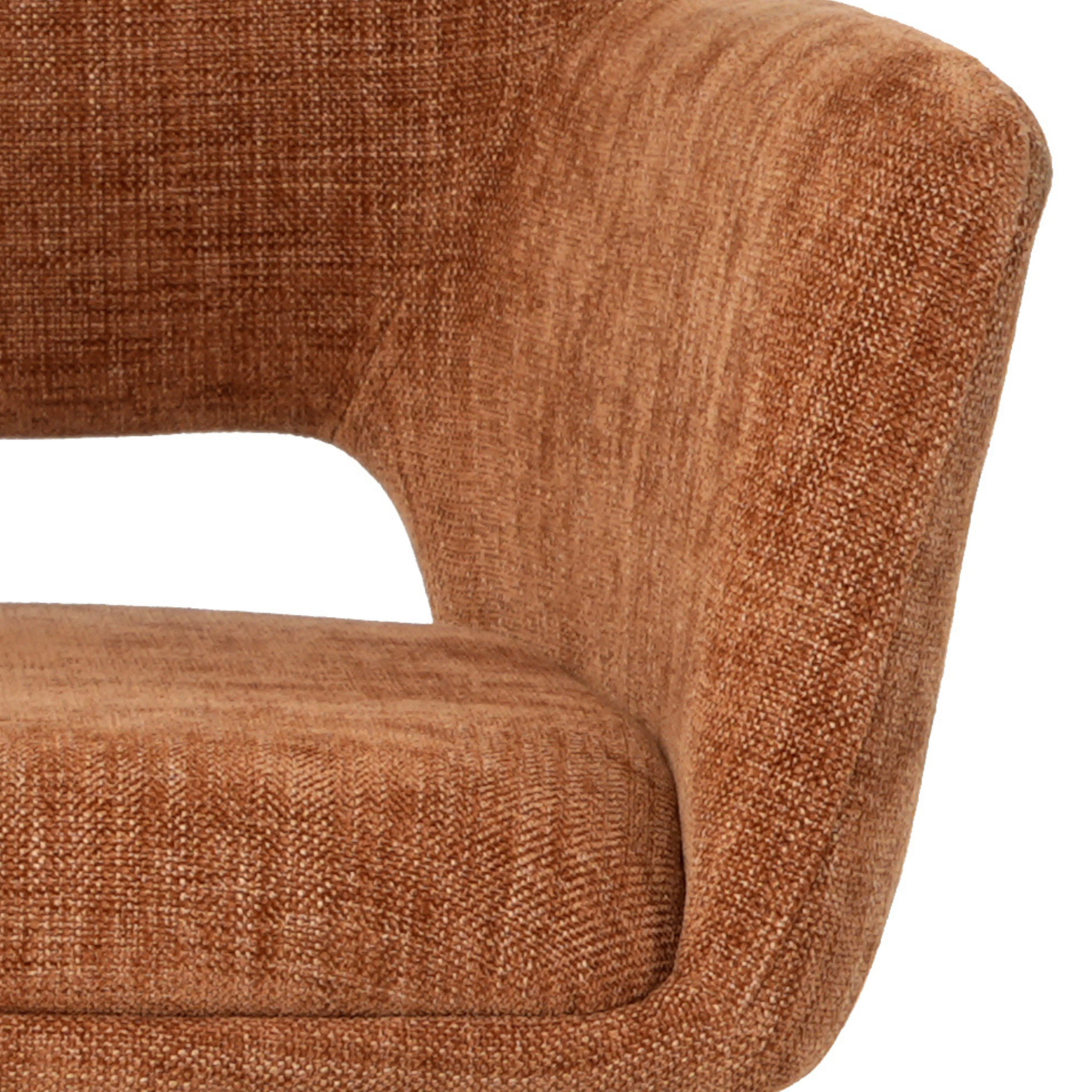 Eetkamerstoel Tess – Linnen Roest