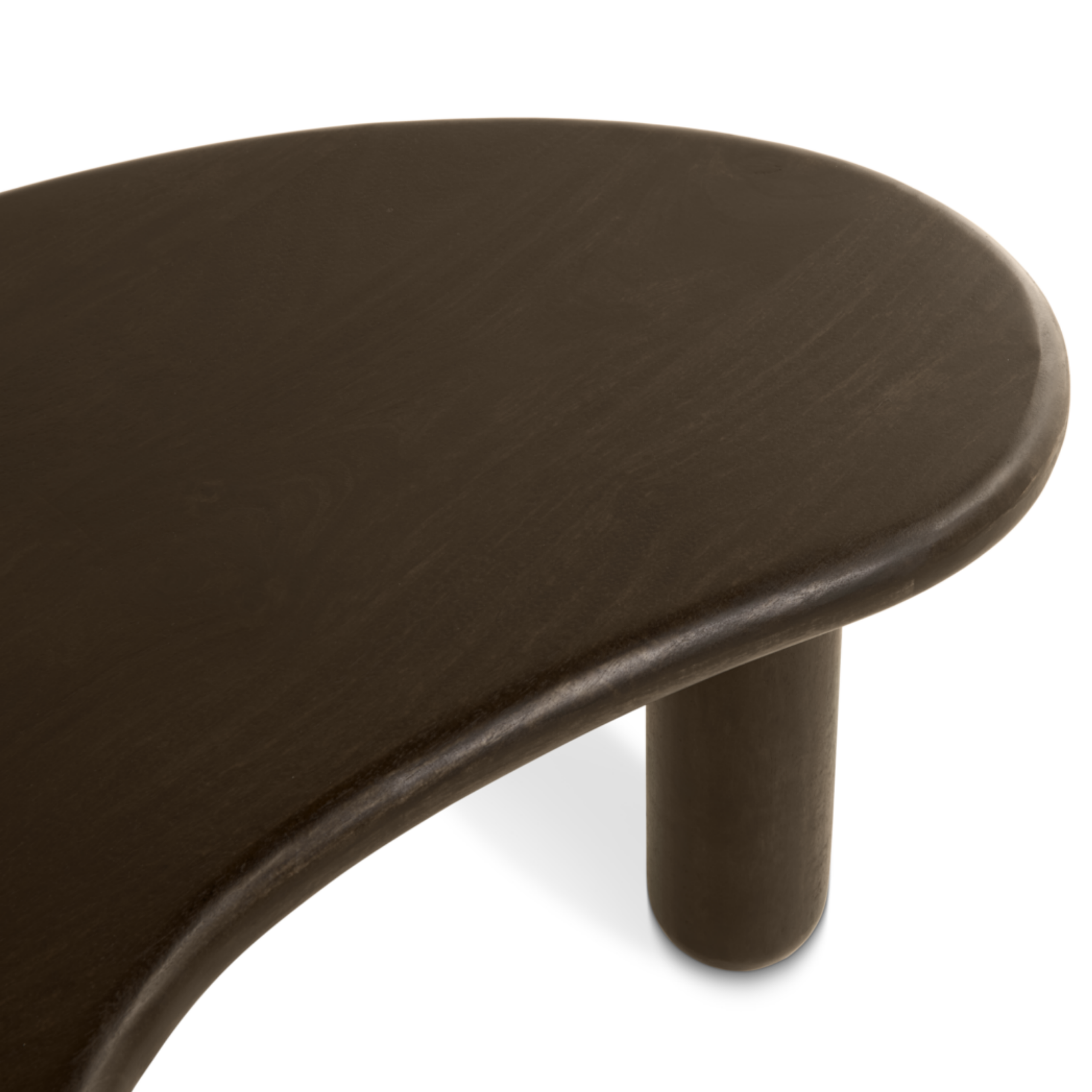Salontafel Rondo – 110cm Donkerbruin