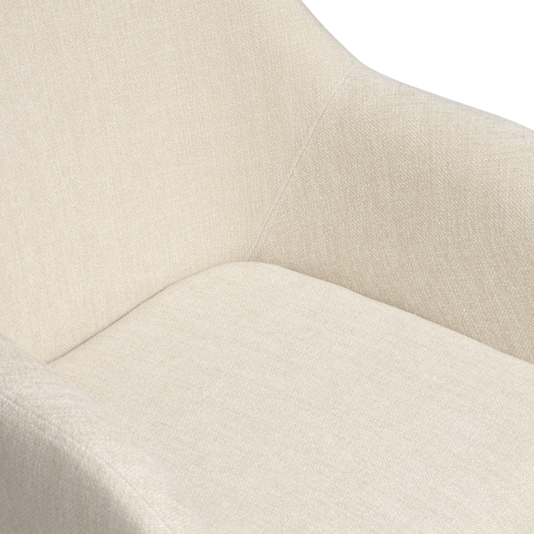 Eetkamerstoel Zara - Stof Ecru