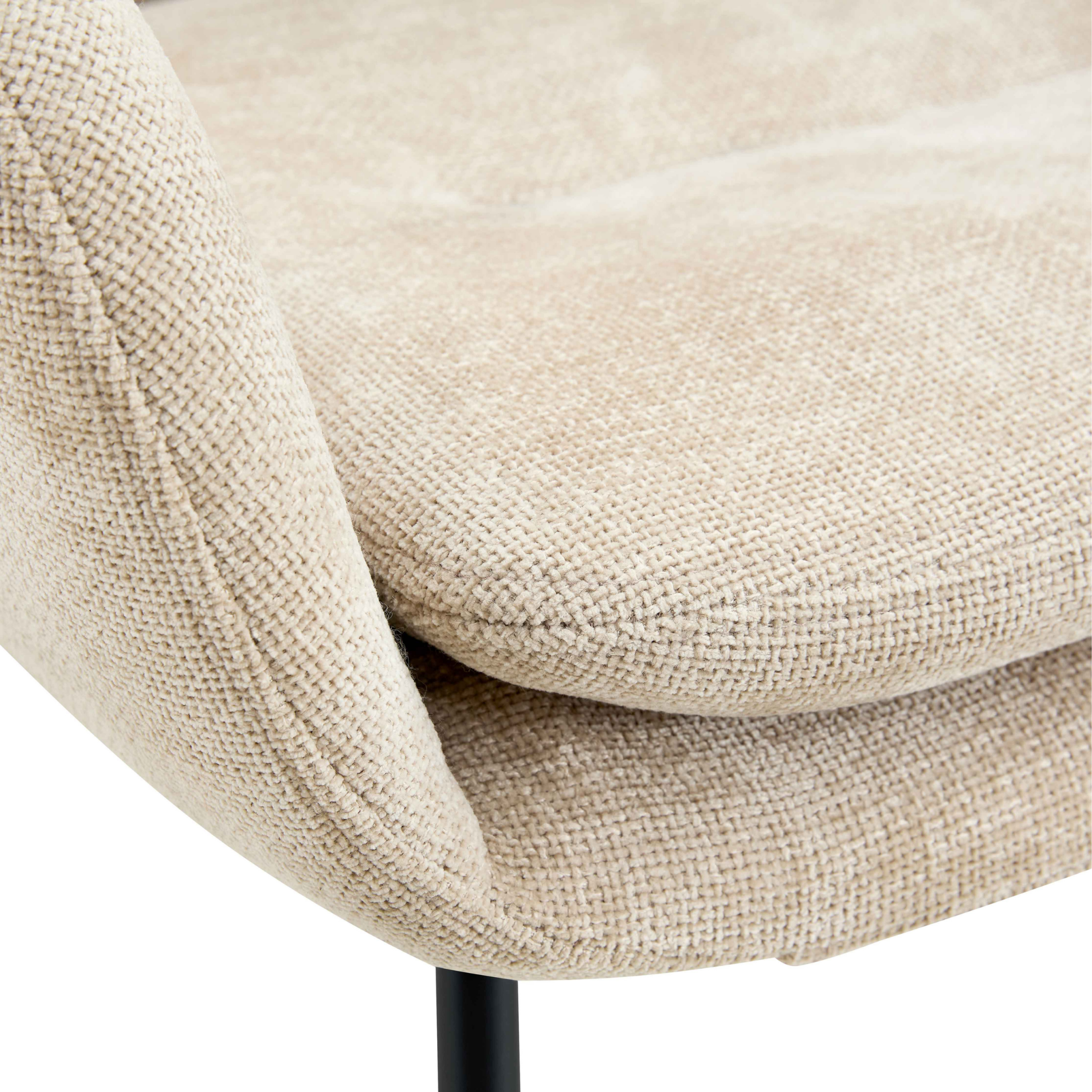 Eetkamerstoel Livia – Naturel Taupe