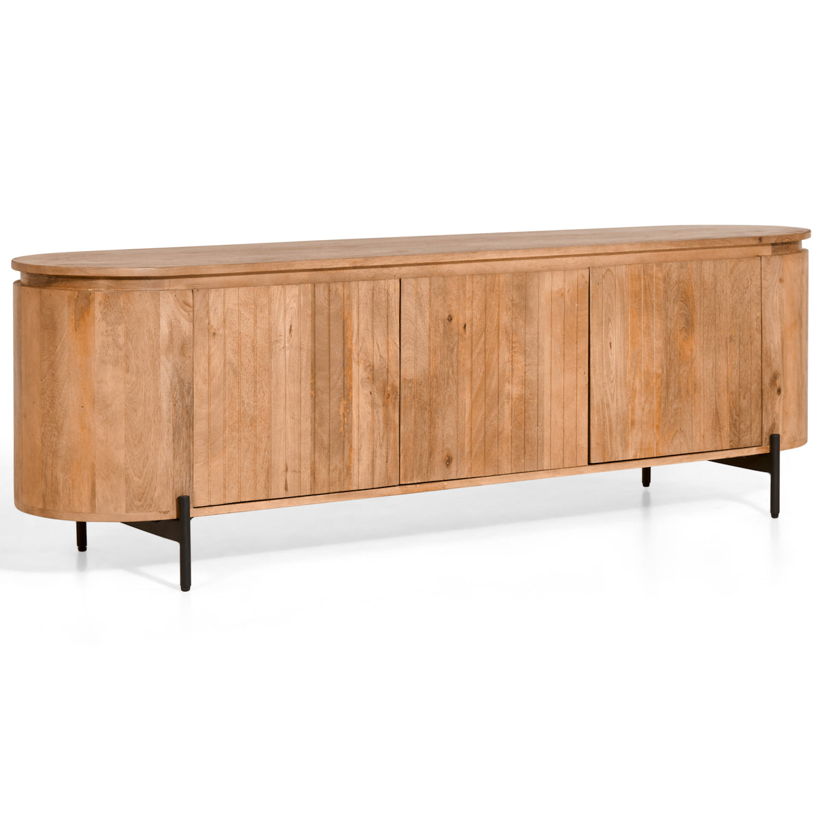 Japandi Tv-Meubel - Lichtbruin - 175cm