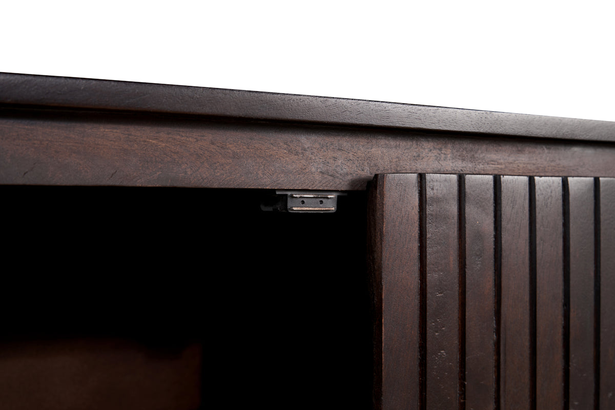 Japandi Tv-Meubel - Bruin - 210cm