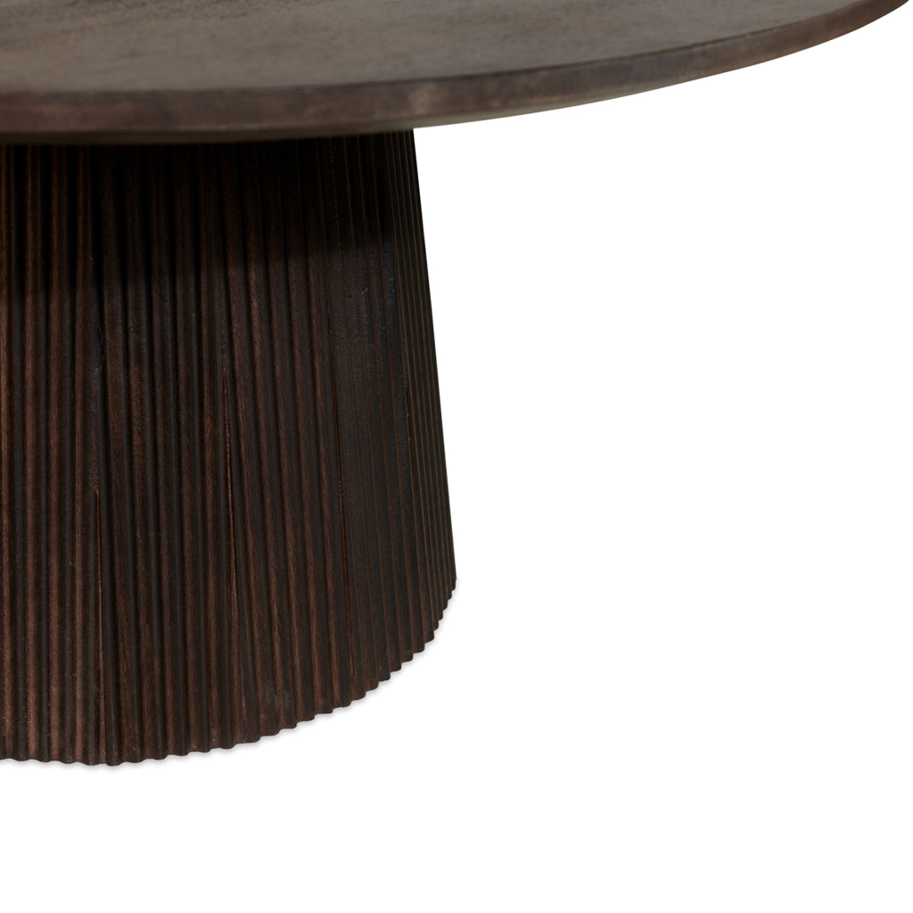 Bijzettafel Mokka Bruin 50Øcm - Dbmeubels