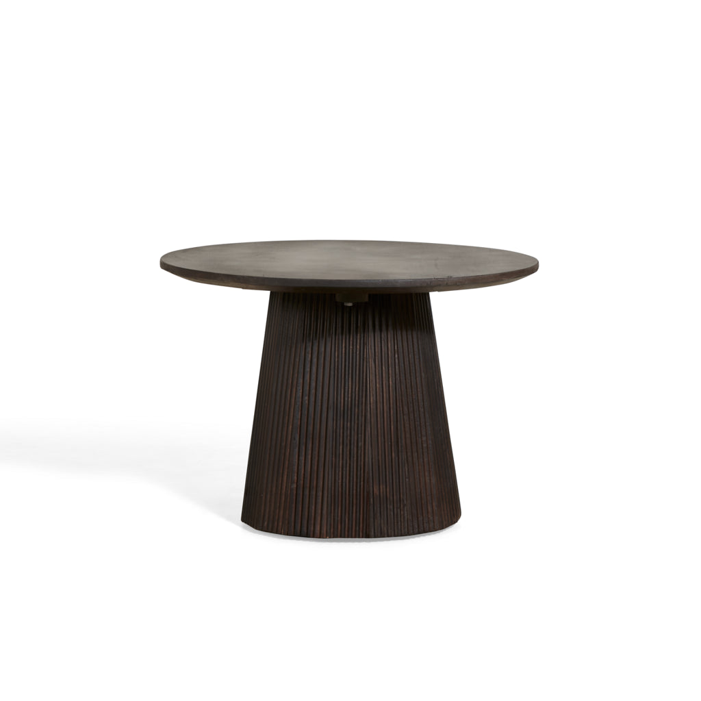 Japandi Salontafel - Bruin - Ø60cm