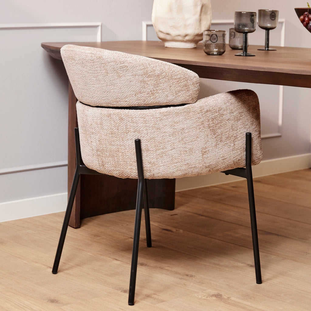 Eetkamerstoel Otis | Beige - Dbmeubels