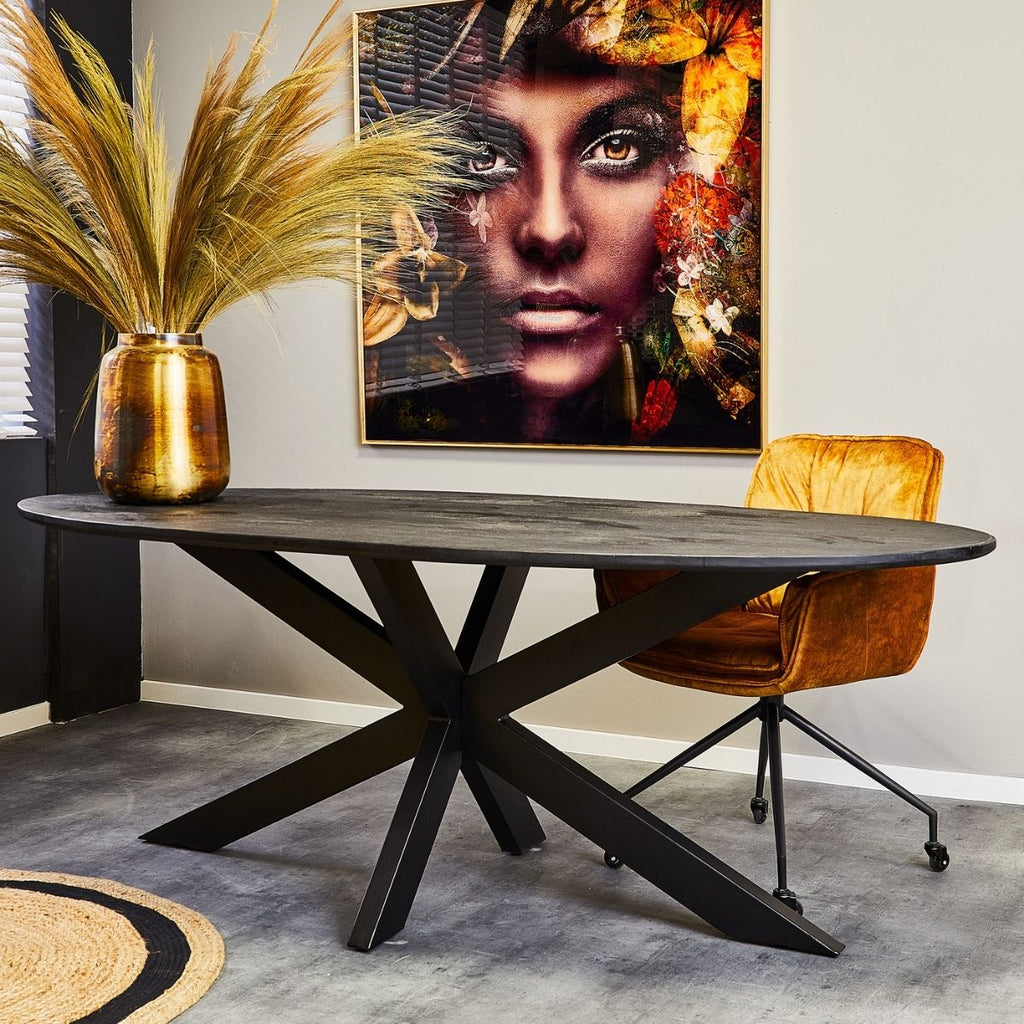Eetkamertafel New York | Ovaal | 160 cm - Dbmeubels