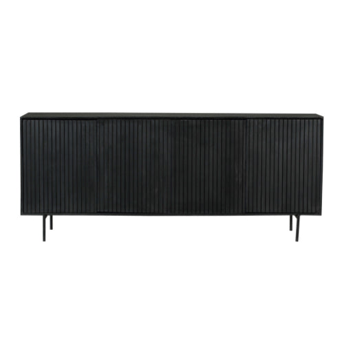 Dressoir Madison Zwart | 210 cm