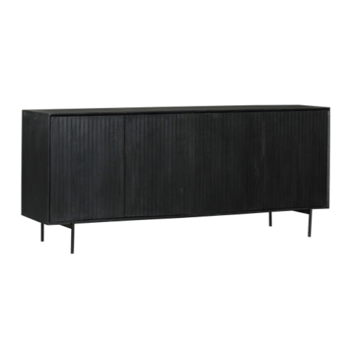 Dressoir Madison Zwart | 210 cm