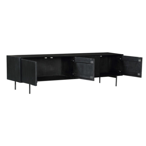 Tv meubel Madison Zwart | 210 cm