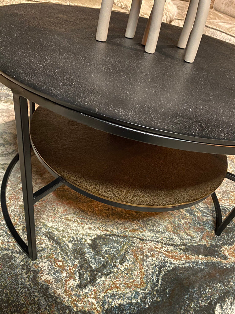 Salontafel Lecia | Zwart Goud - Dbmeubels