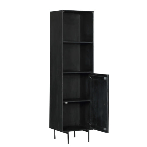 Boekenkast Madison Zwart| 55 cm