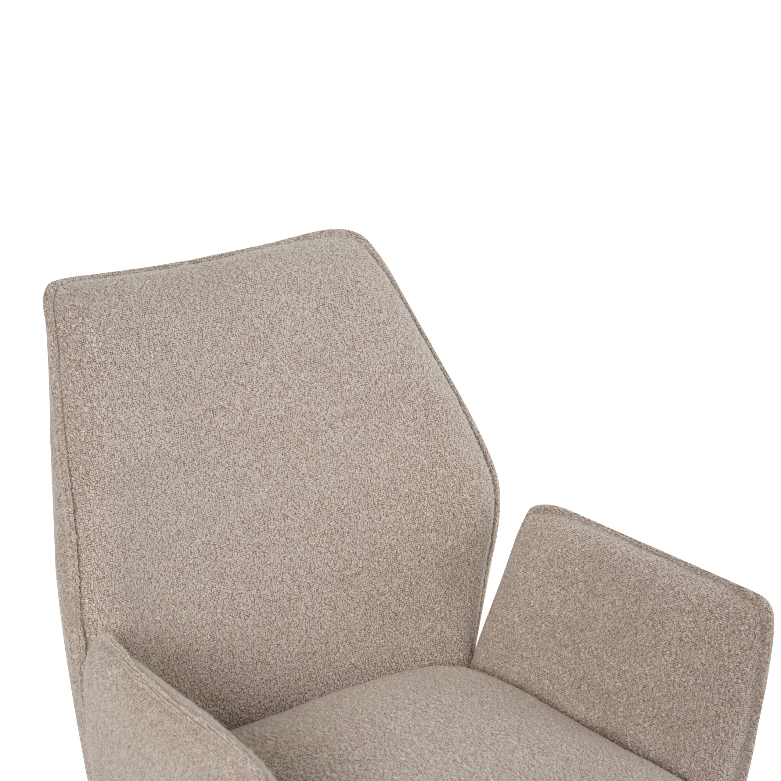 Eetkamerstoel Jill - Bouclé Taupe