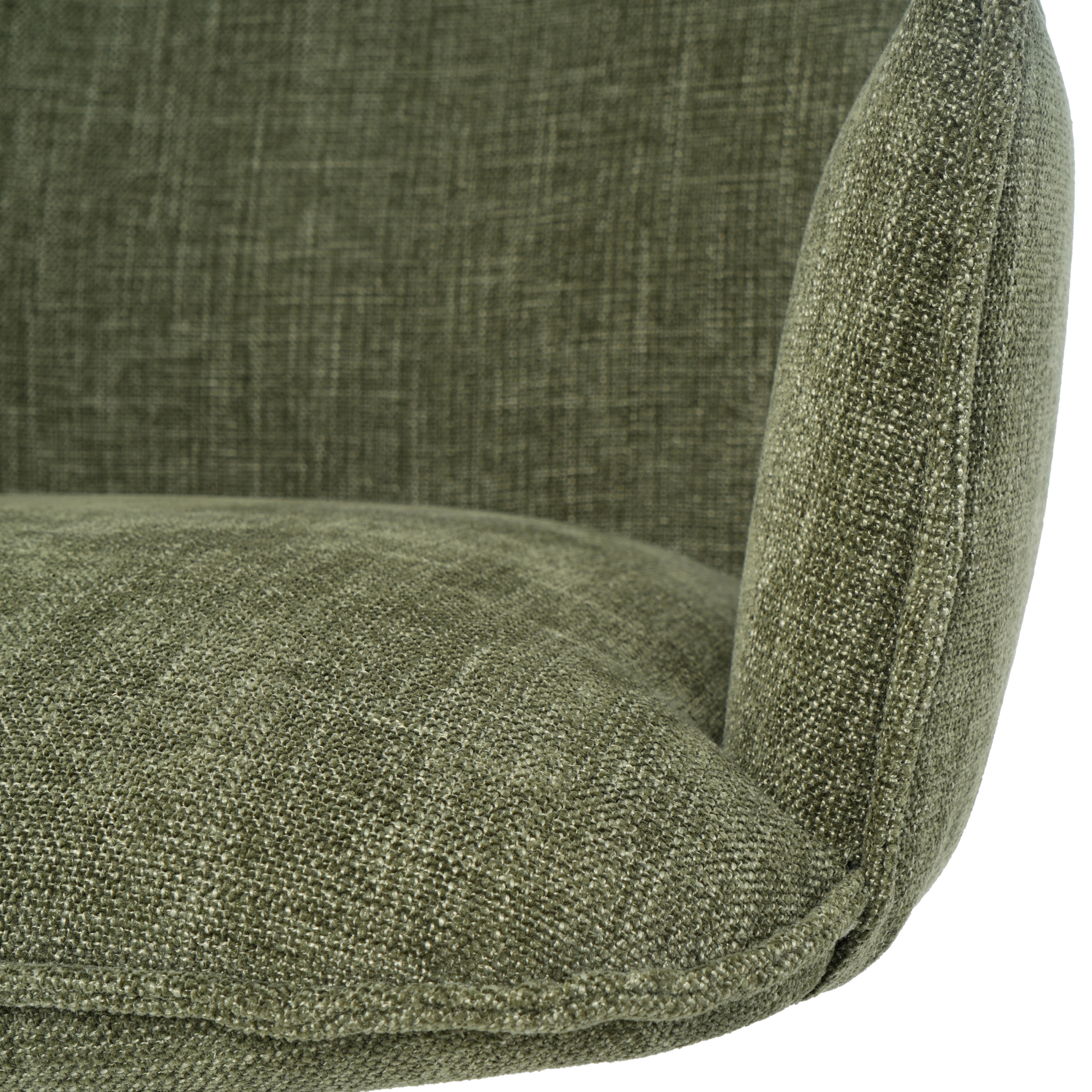 Eetkamerstoel Jill - Linnen Groen