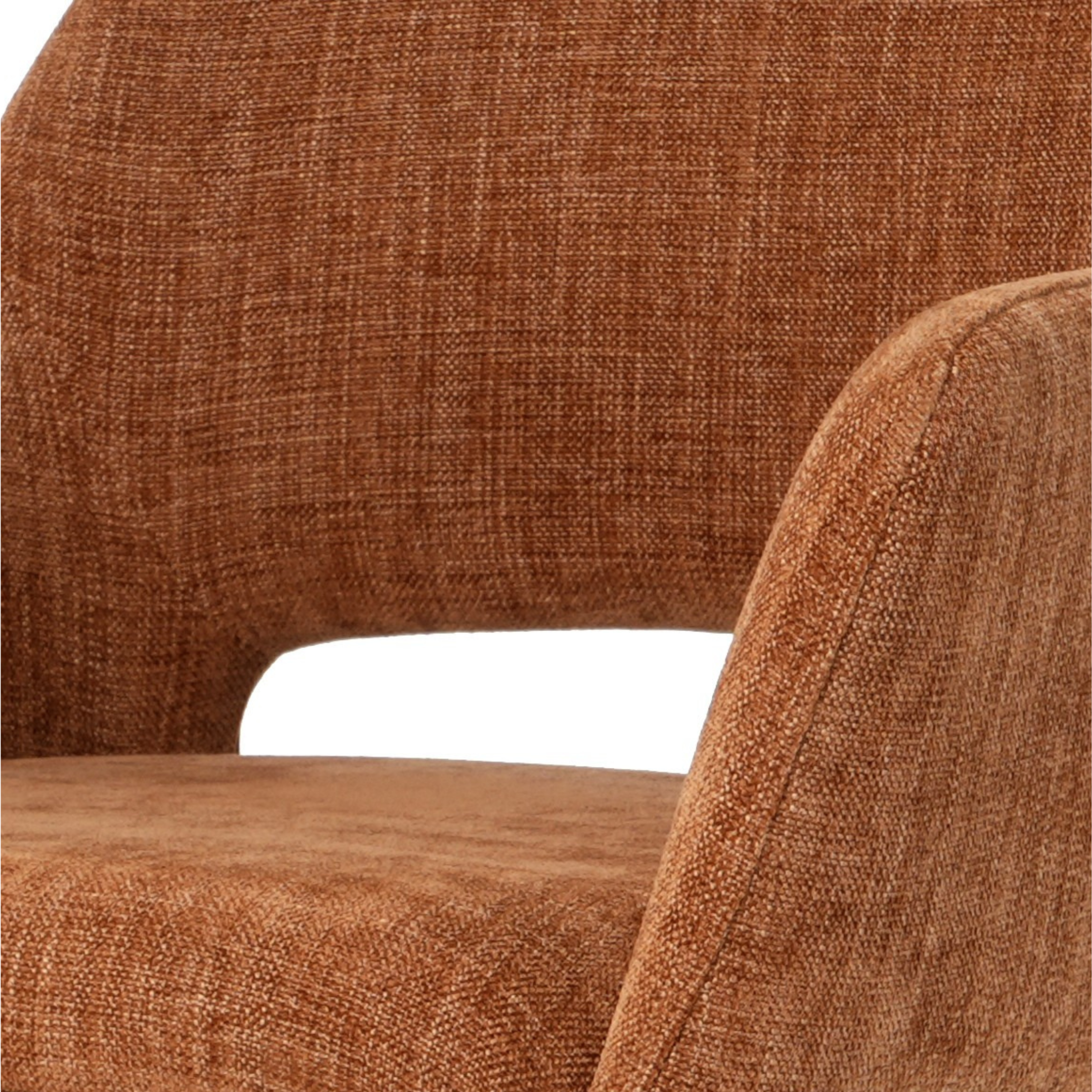 Eetkamerstoel Tess – Linnen Roest