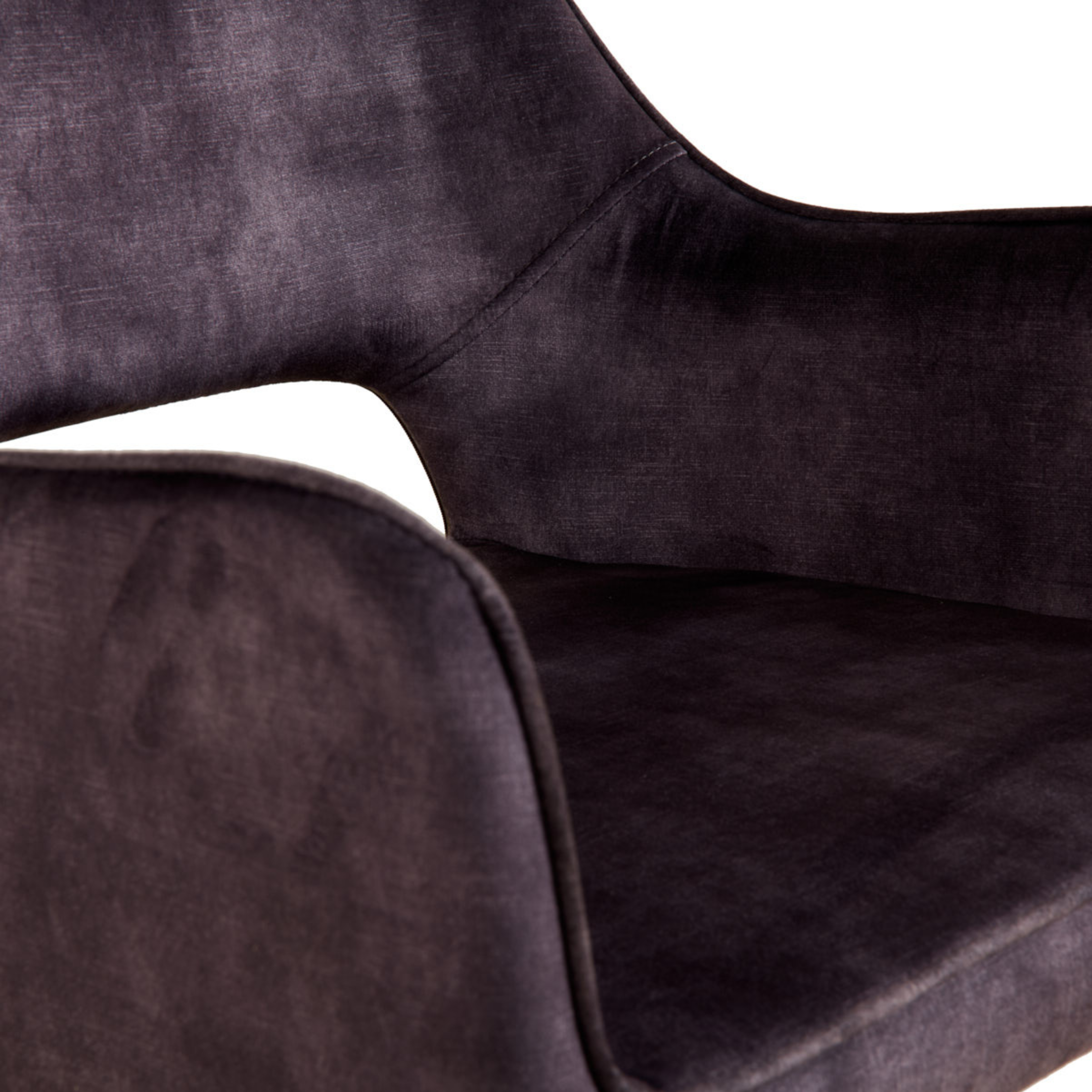 Eetkamerstoel Ray – Velvet Antraciet