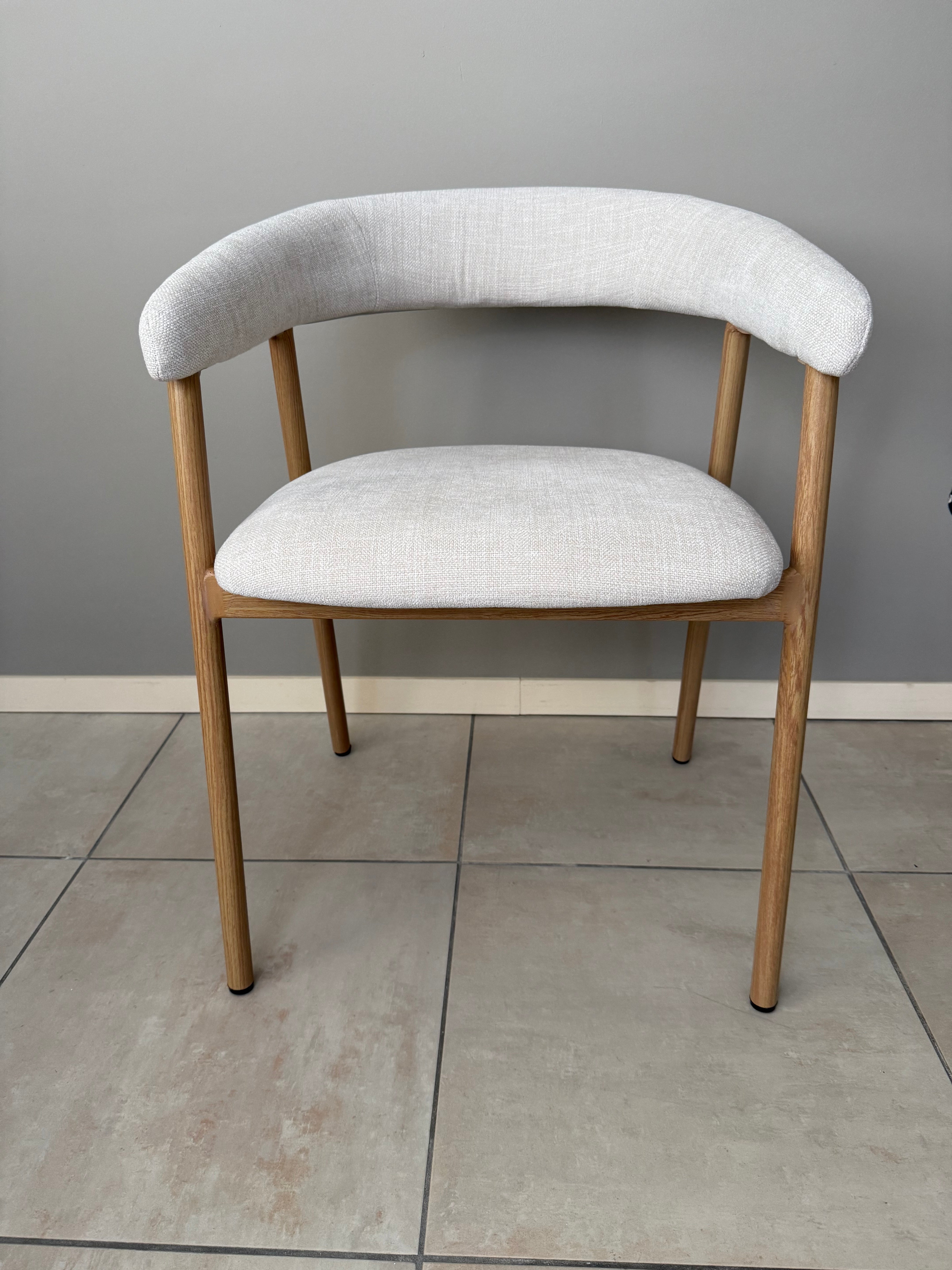 Eetkamerstoel Japandi - Beige Eiken